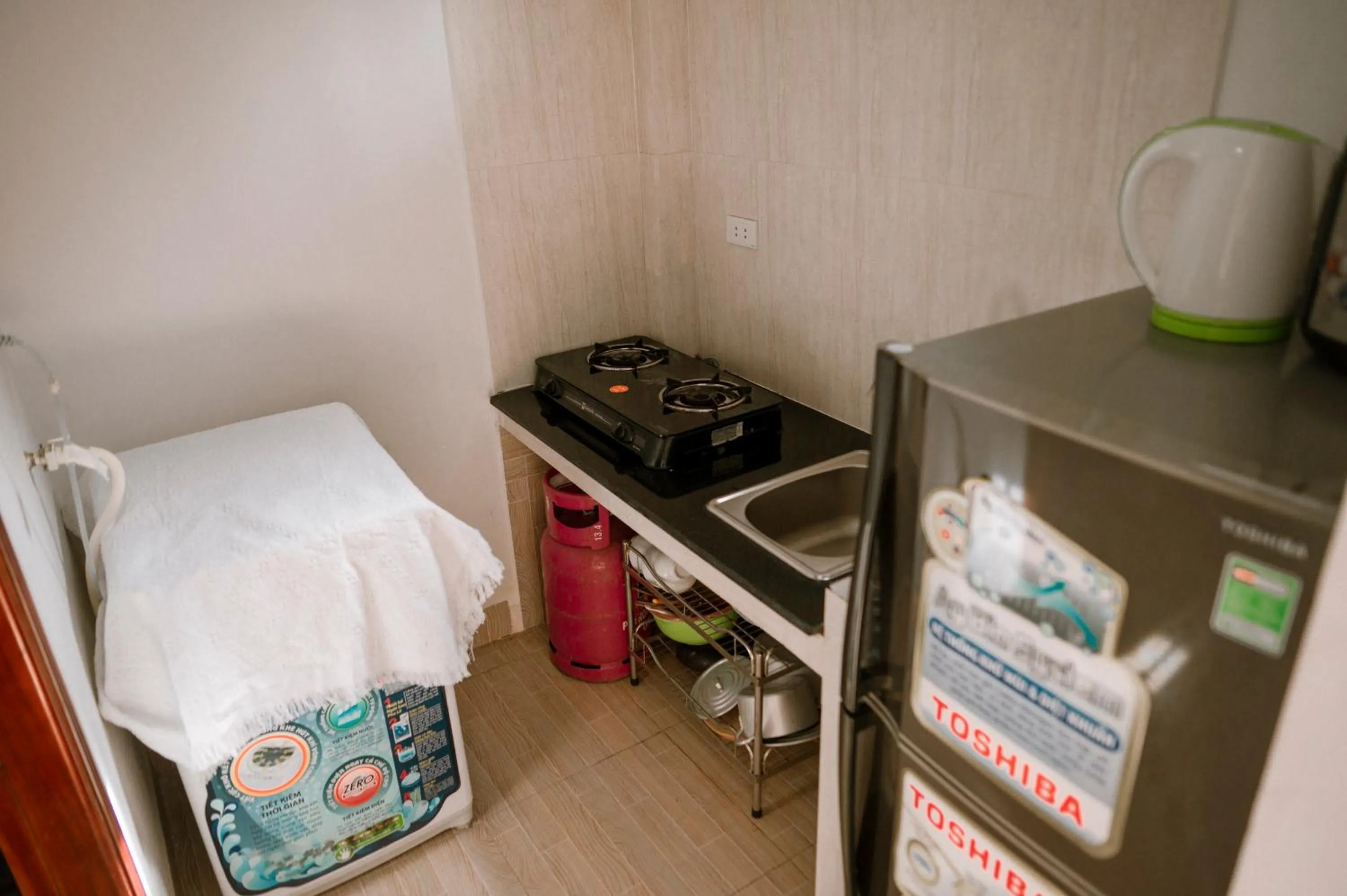 kitchen in Wings Bungalow