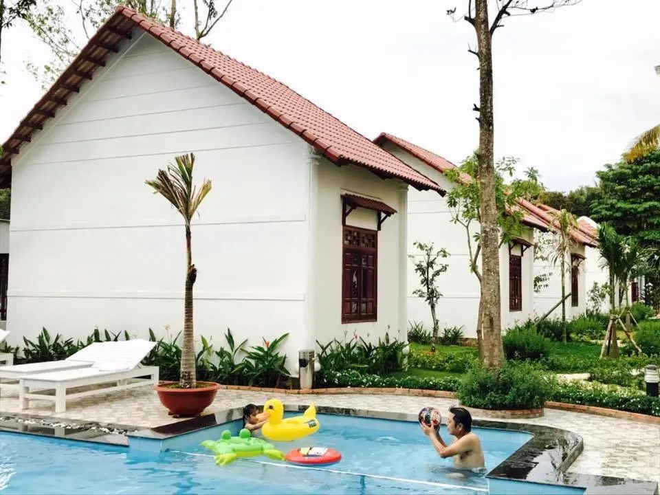 Swimming pool in Wings Bungalow