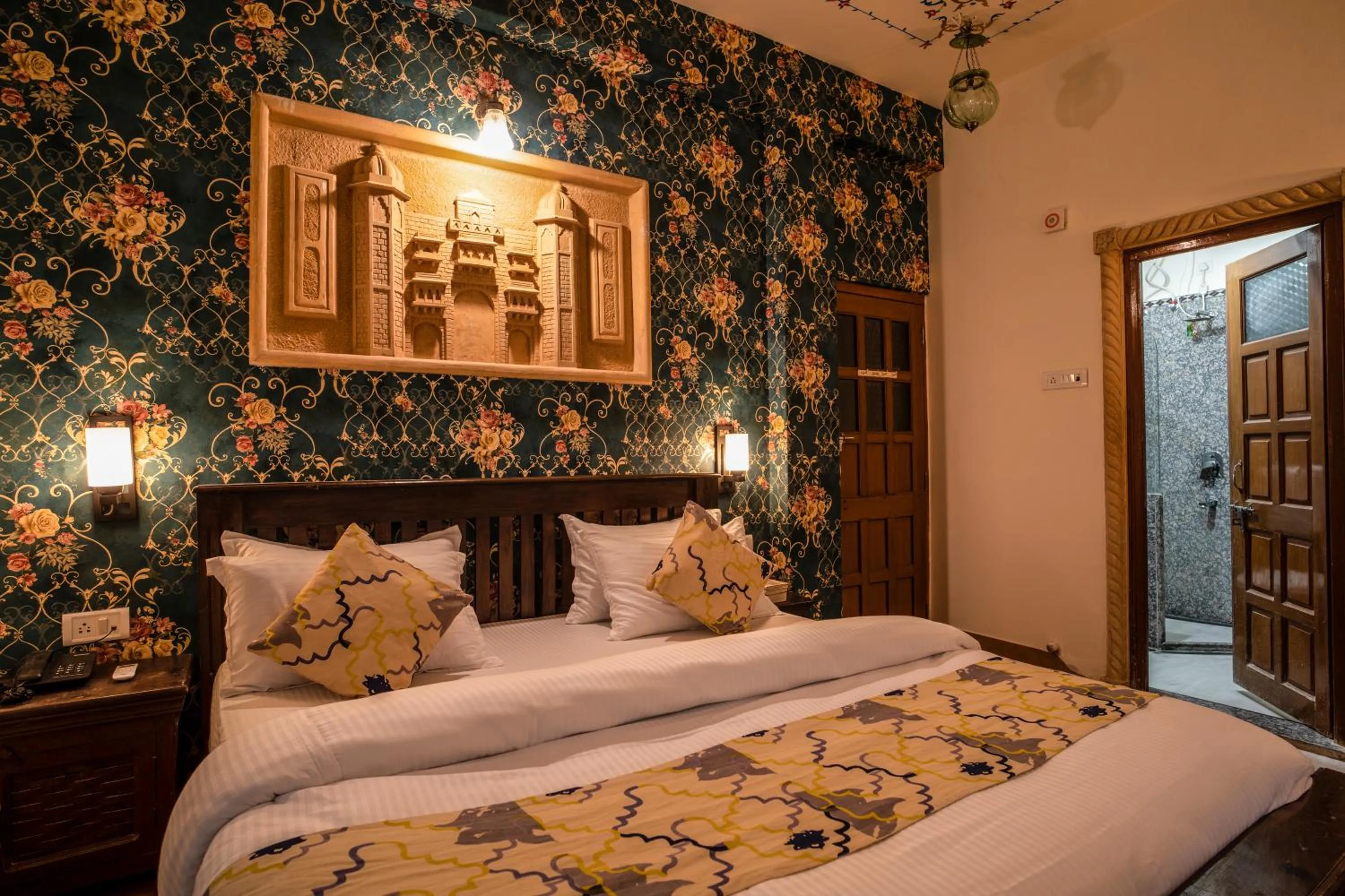Bedroom, Bed in Tripli Hotels Prithvi Palace