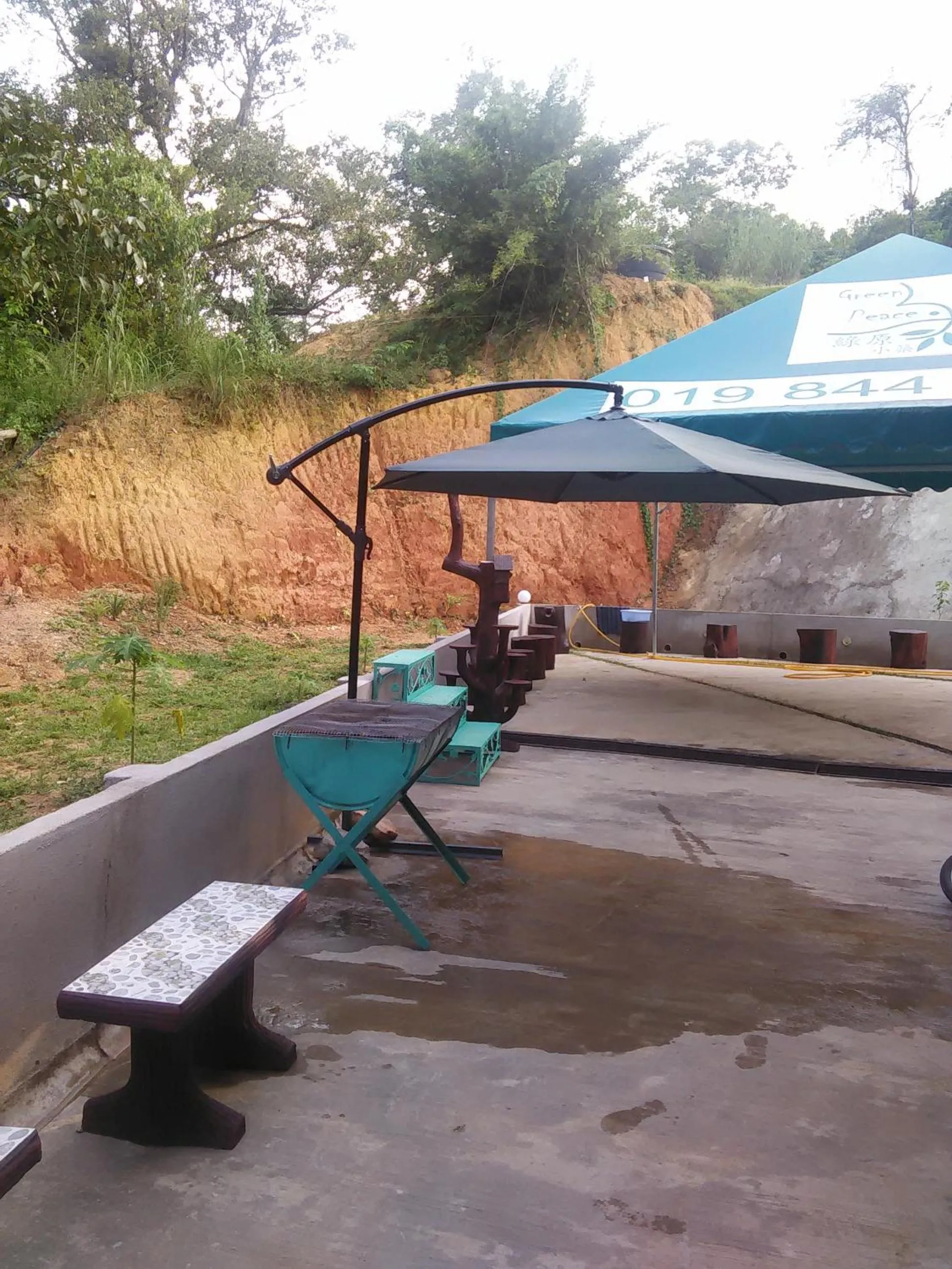 BBQ facilities in Green Peace Sungai Lembing