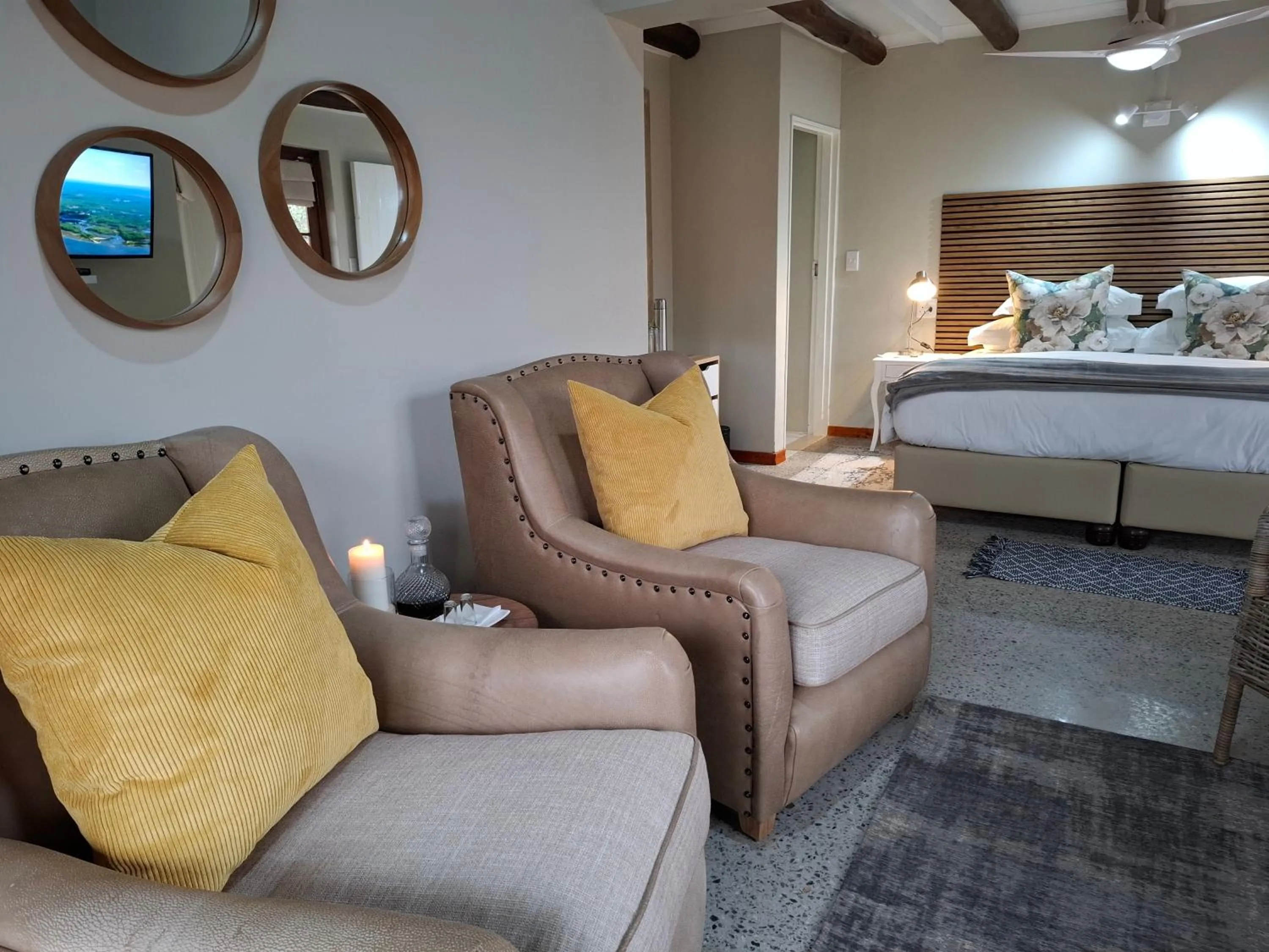 Bed in Kruger Riverside Lodge - No Load-shedding