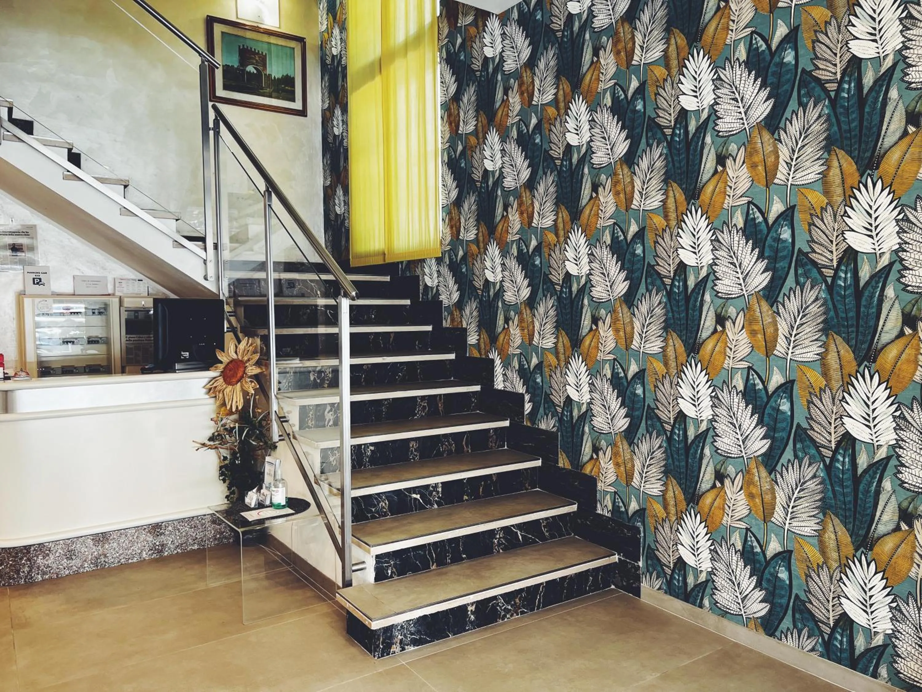 Lobby or reception in Hotel Ramona