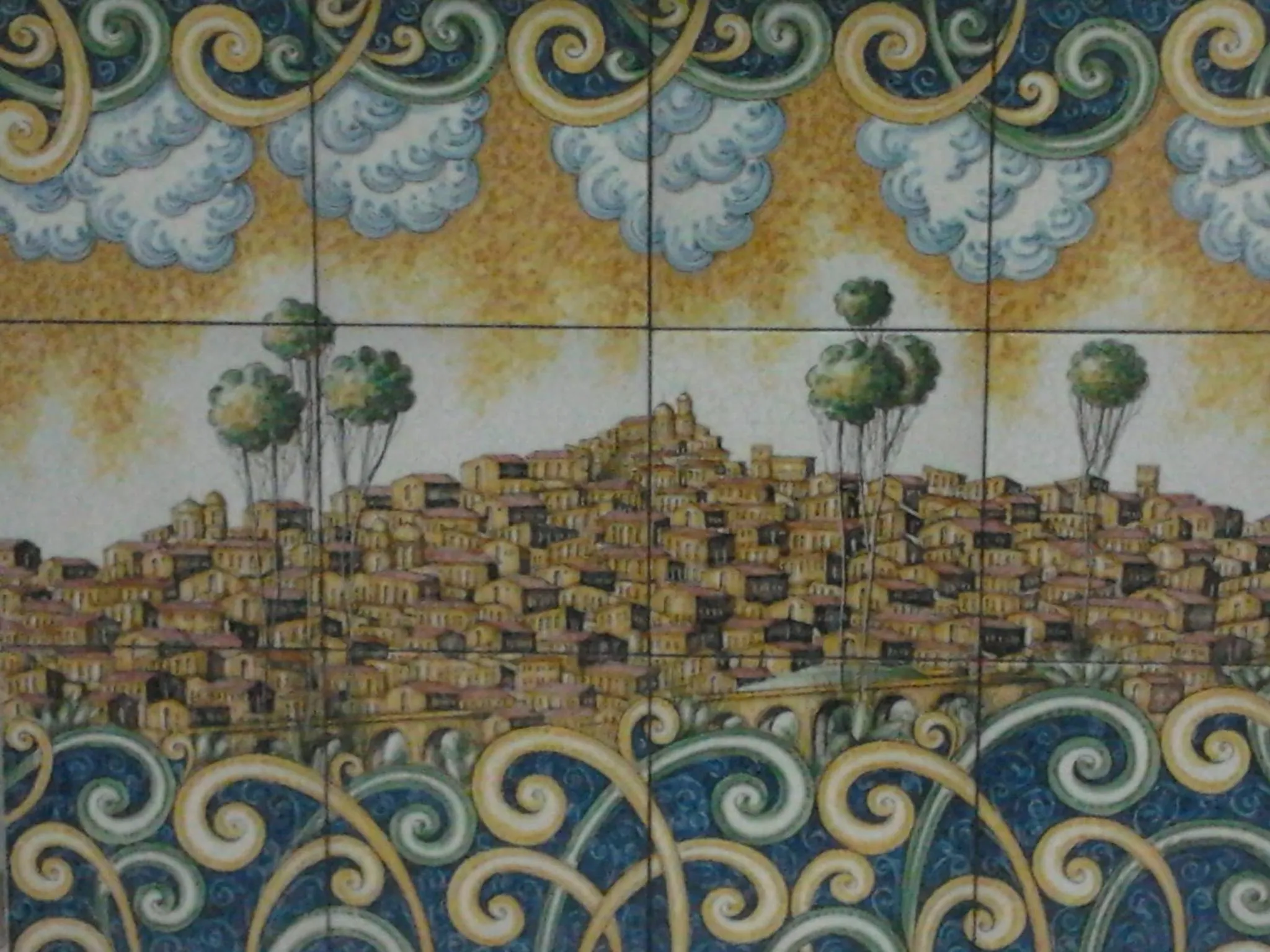 Decorative detail in B&B Maison Blanche