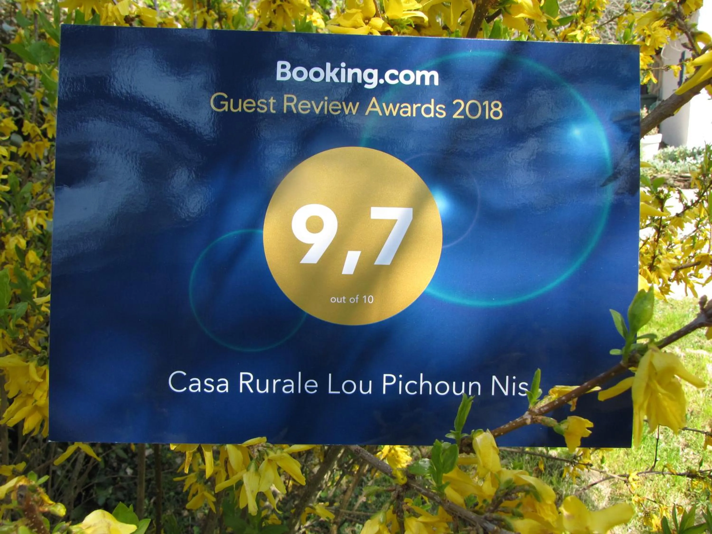 Logo/Certificate/Sign in Casa Rurale Lou Pichoun Nis