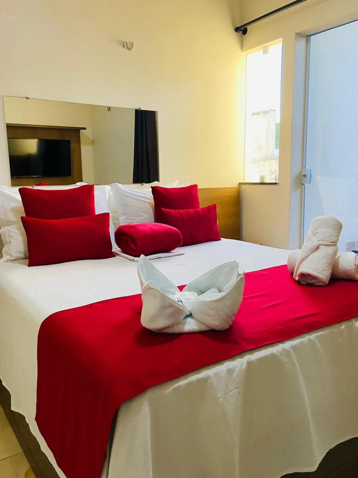 Bed in Hotel Camocim