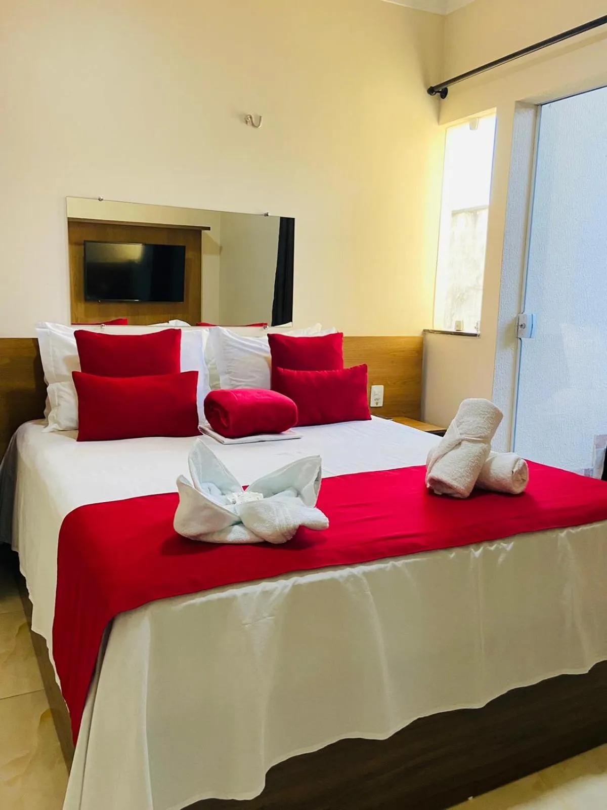 Bed in Hotel Camocim