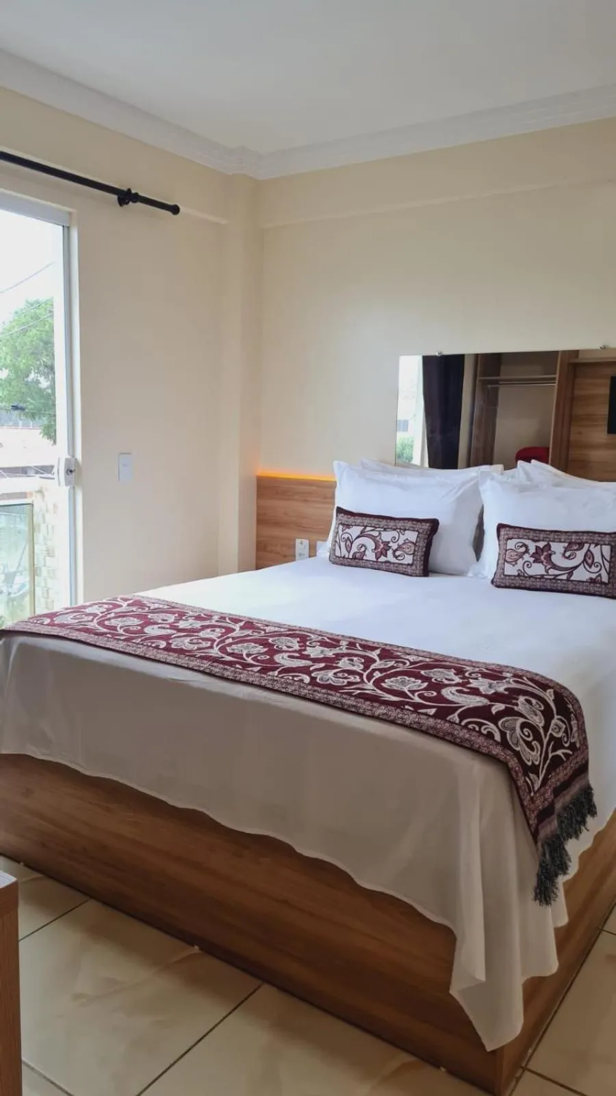 Bed in Hotel Camocim