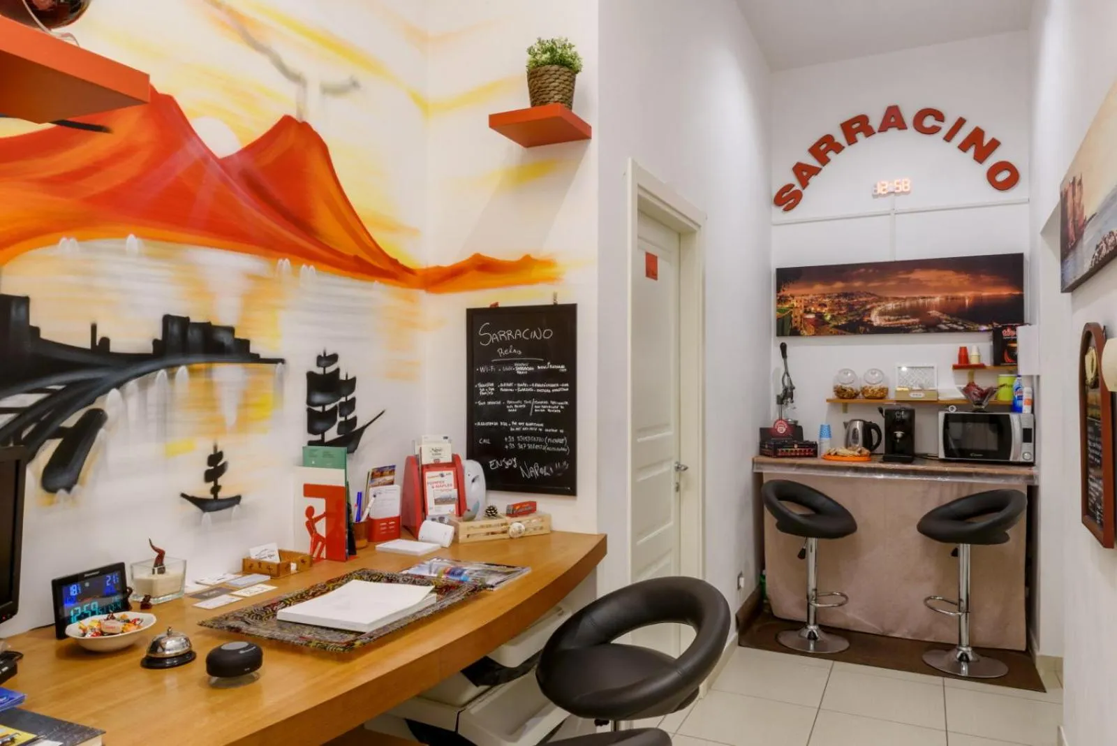 Lobby or reception in Sarracino Relais