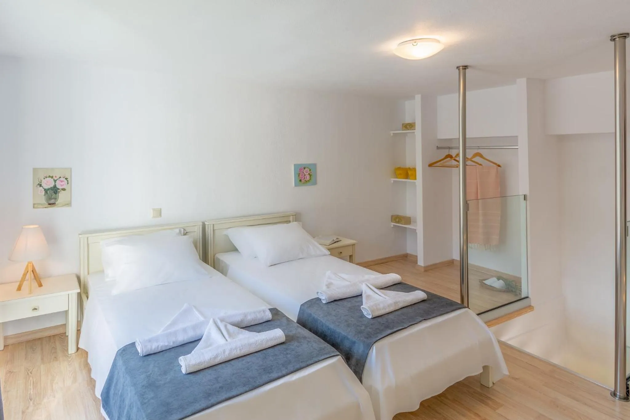 Bed in Happiness Apartments