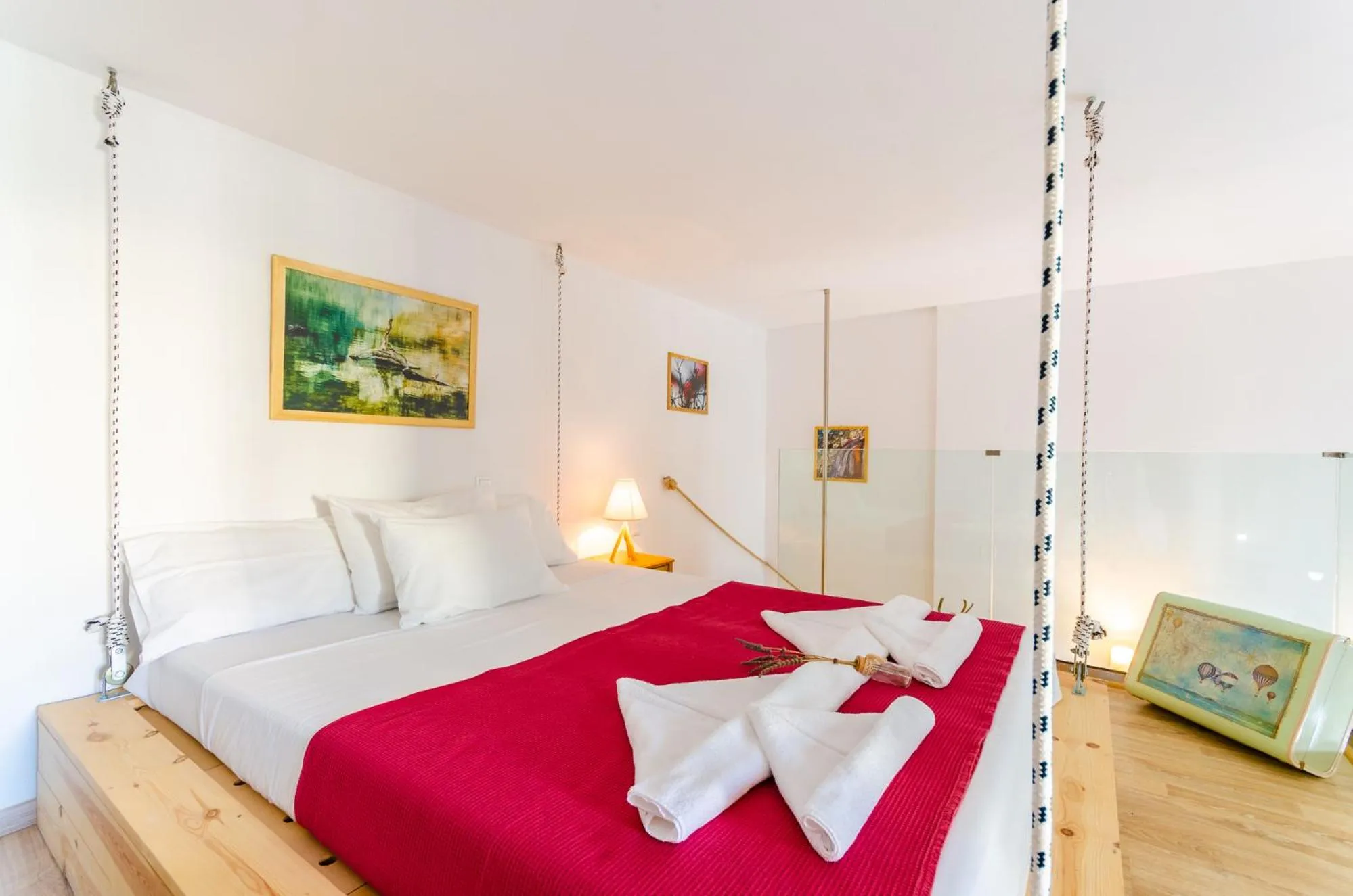 Bed in Happiness Apartments