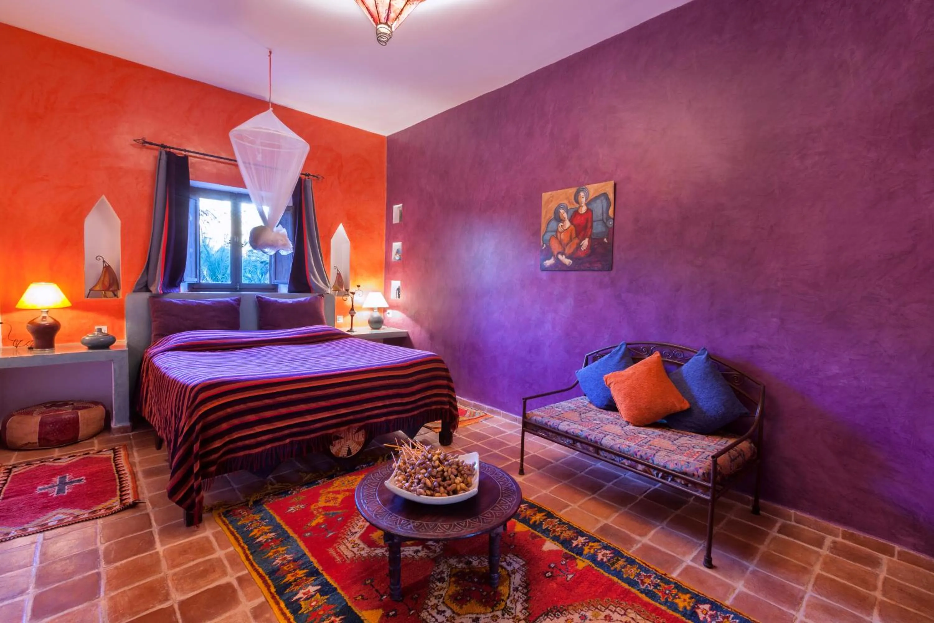 Bedroom, Bed in Maison d'Hôtes Kasbah Azul