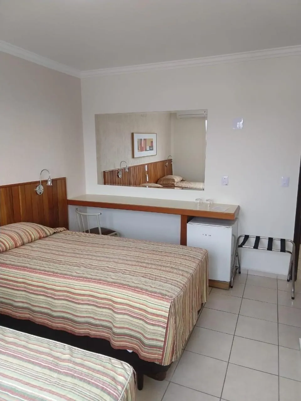 Bed in Hotel Riviera Lins