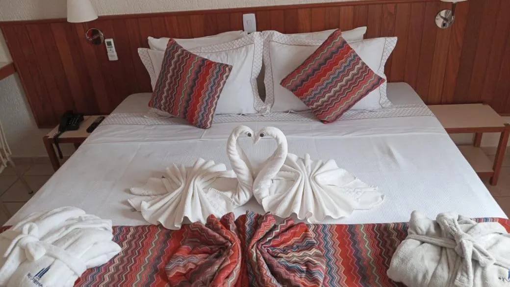 Bed in Hotel Riviera Lins