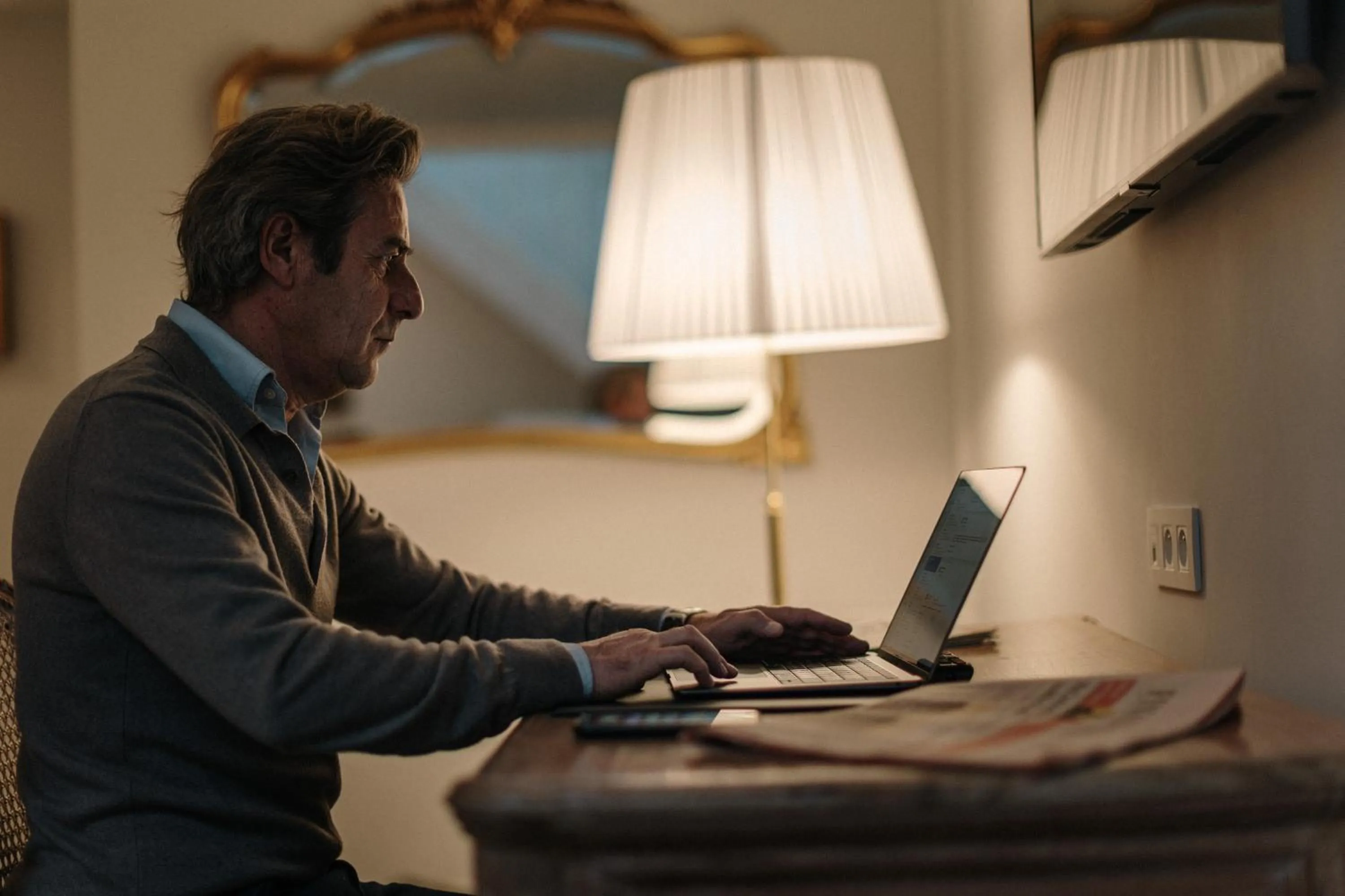 Lobby or reception in Hotel Manos Stephanie