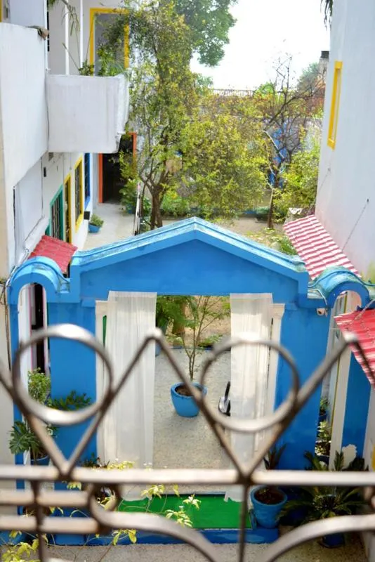 Bird's eye view, Pool View in HosteLaVie - Varanasi