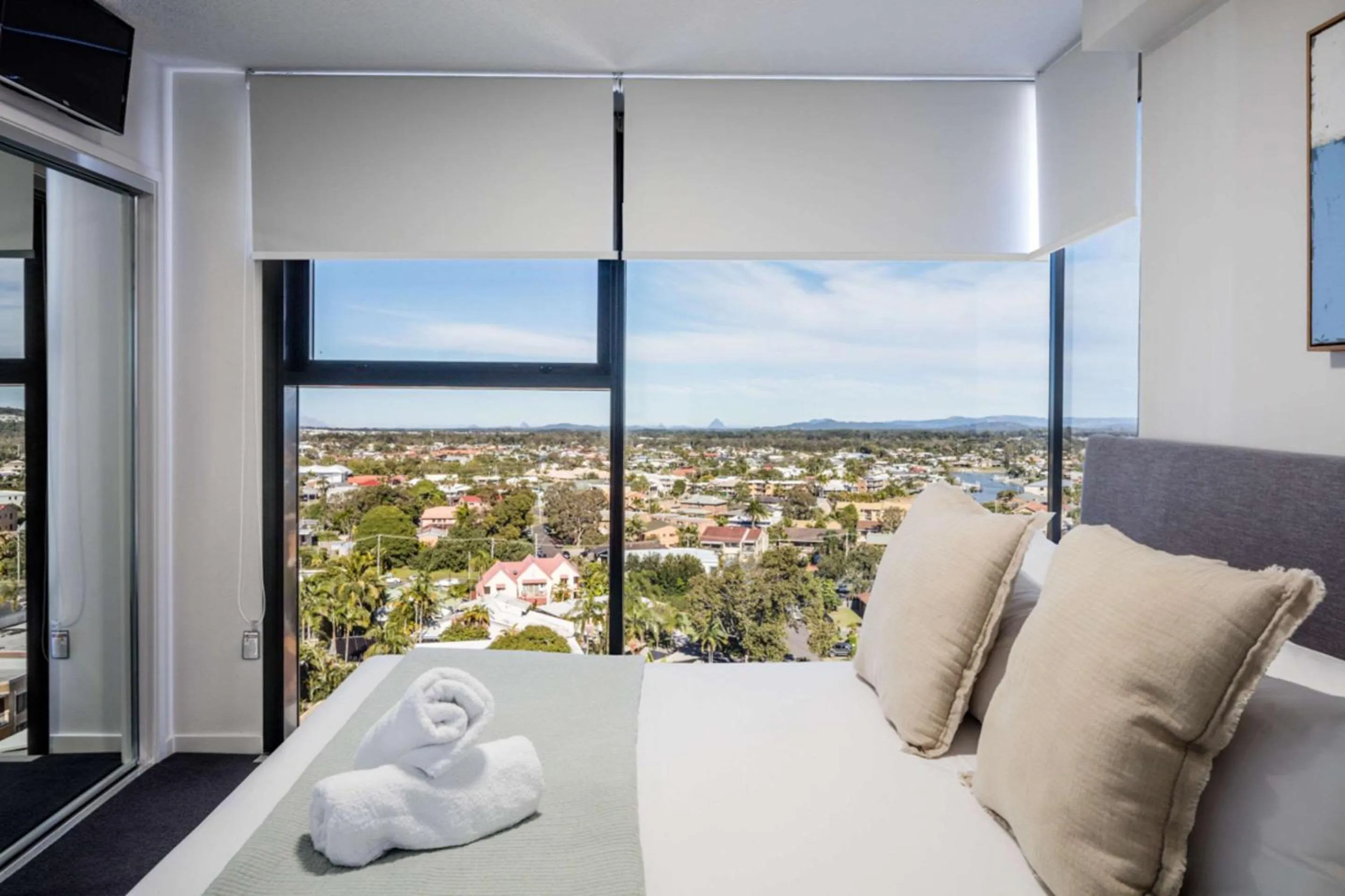 Bedroom in First Light Mooloolaba, an Ascend Collection Hotel