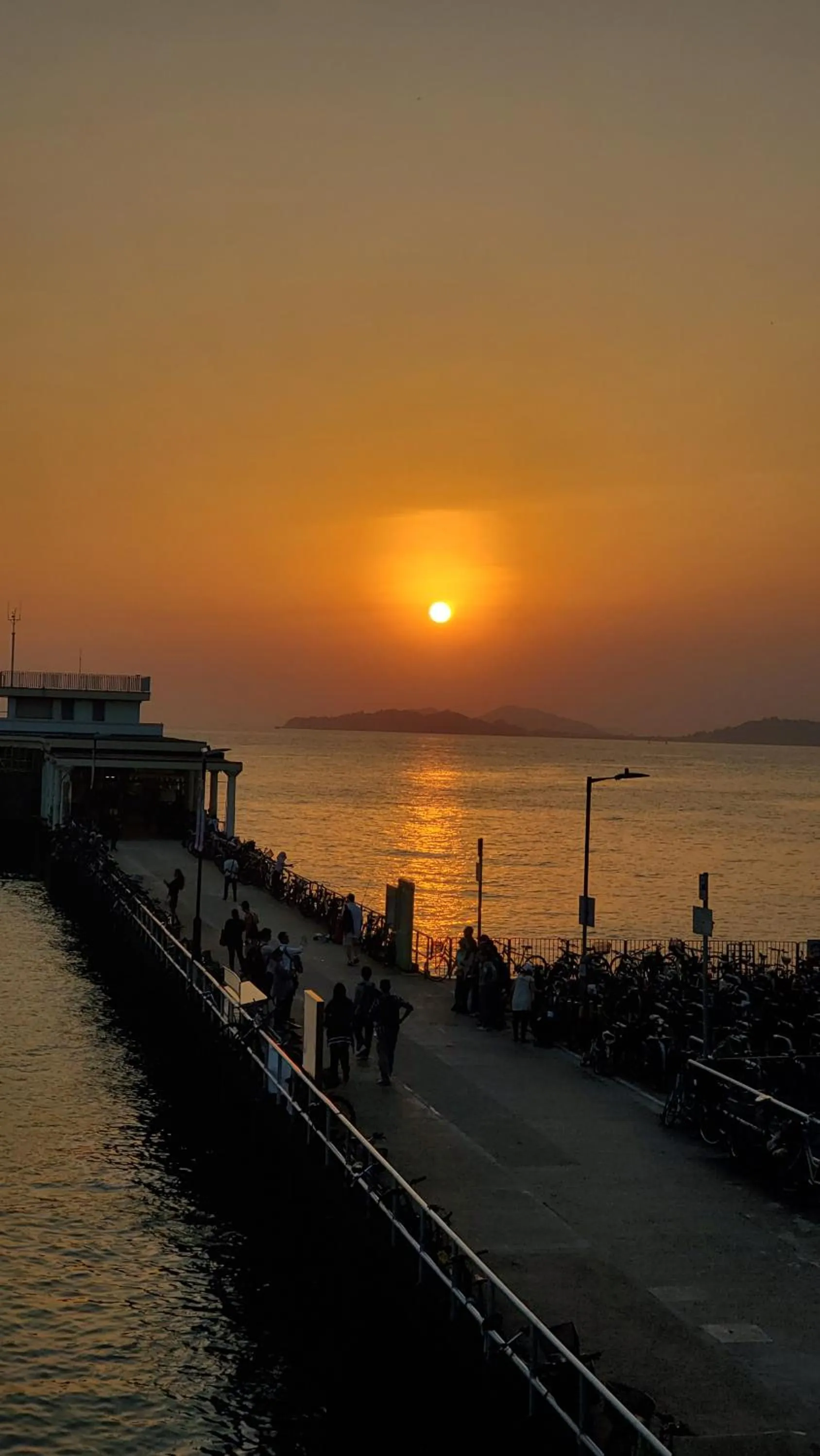 Sunset in Man Lai Wah Resort