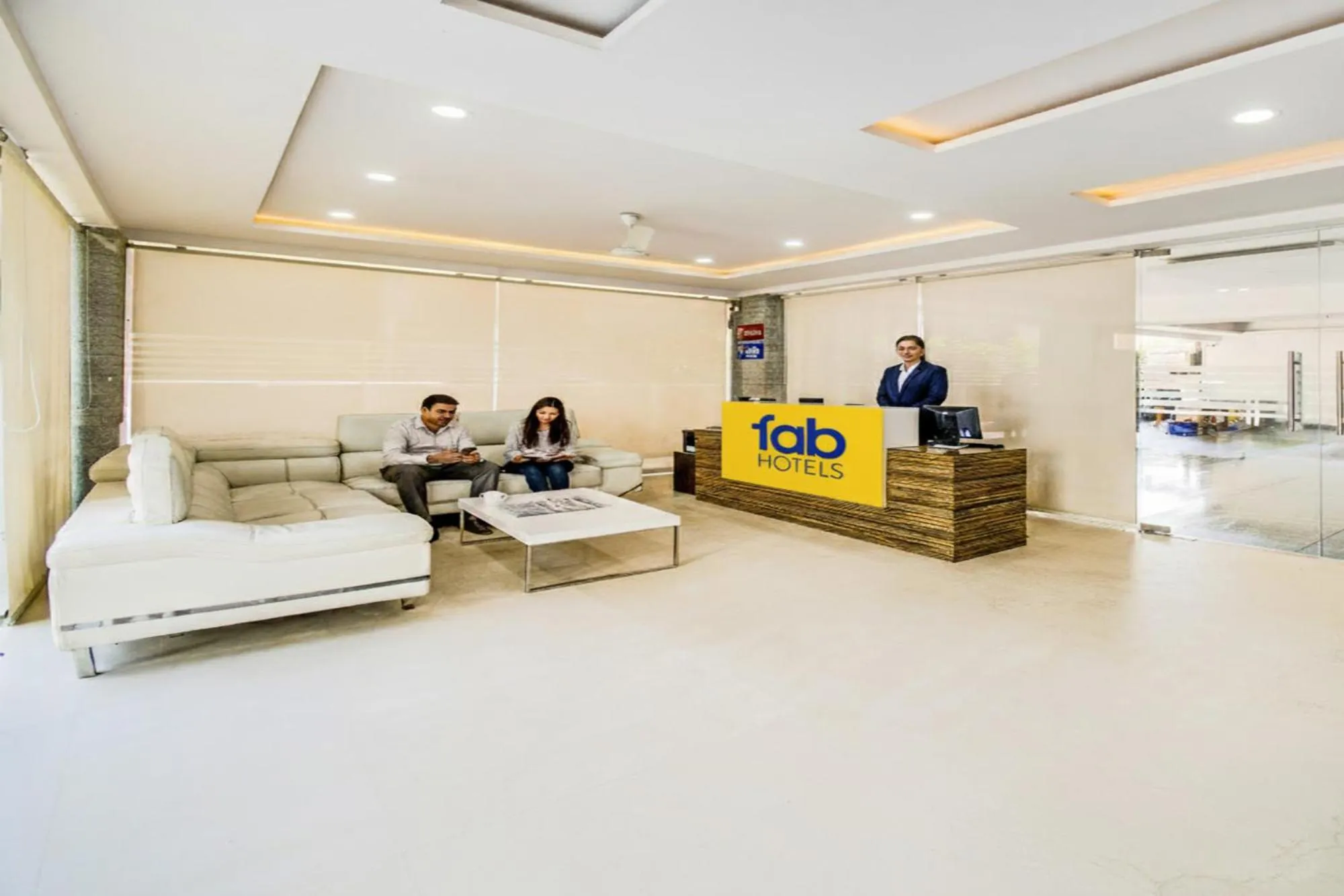 Lobby or reception in Fabhotel Pearl City - Nr Jubilee Enclave, Hitech City