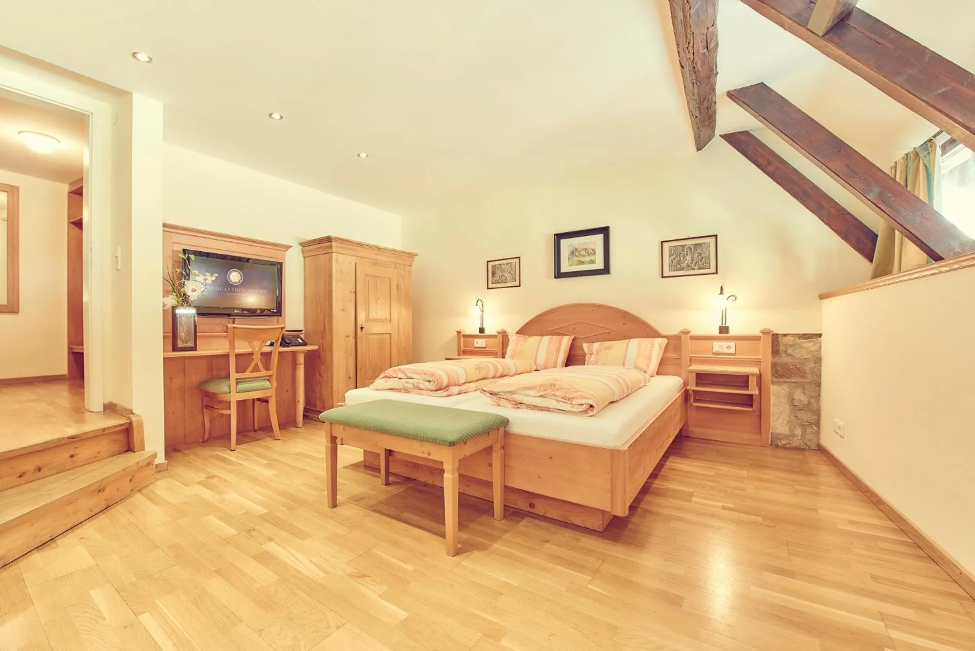 Photo of the whole room, Bed in Landgasthof zur Sonne