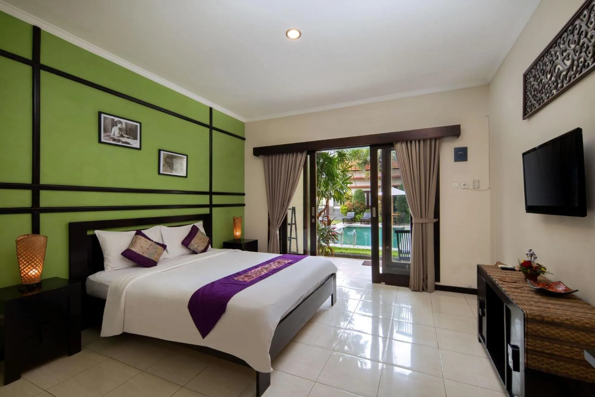 View (from property/room), Bed in Canggu Bona Kubu by Kamara