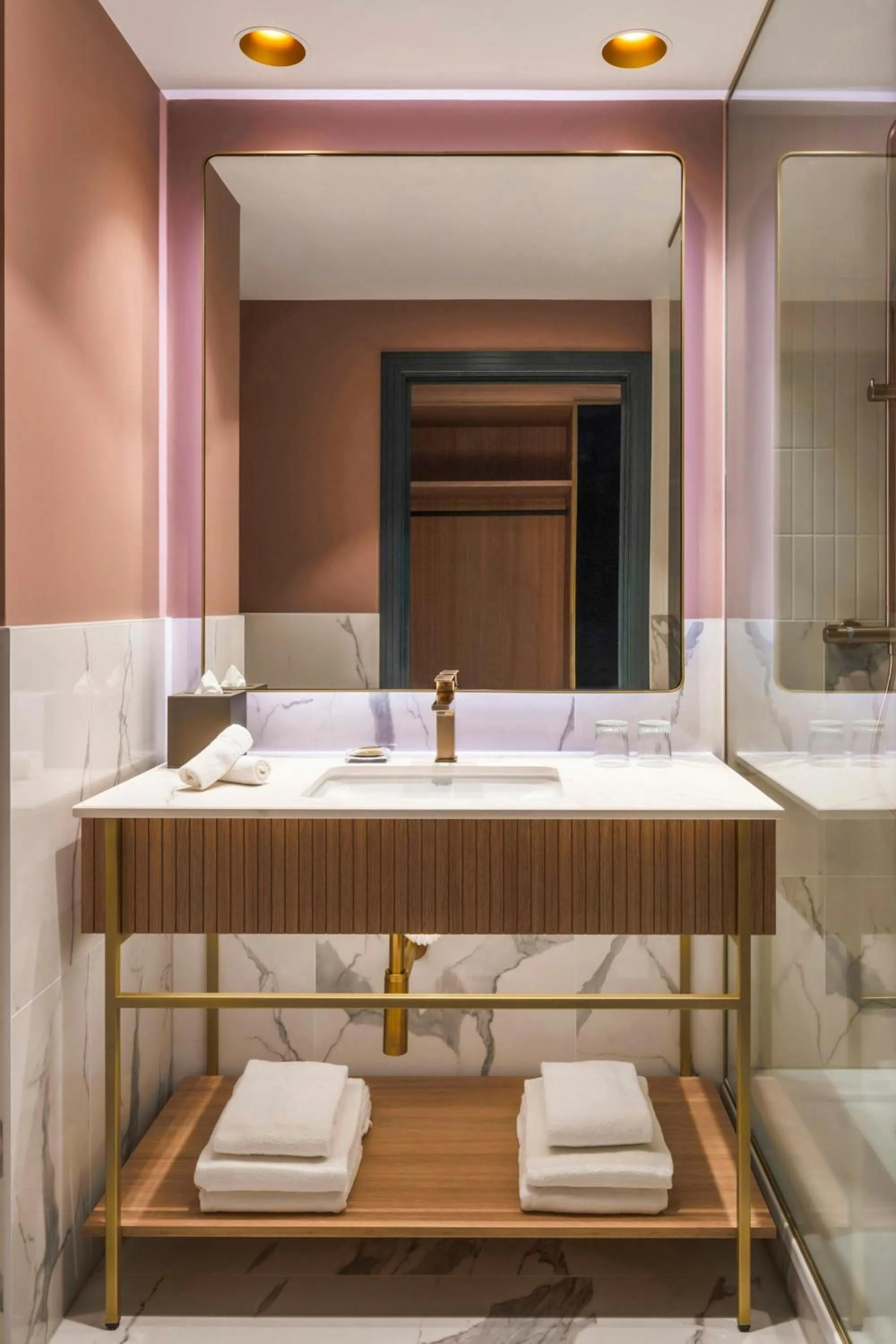 Bathroom in Brussels Marriott Hotel Grand Place