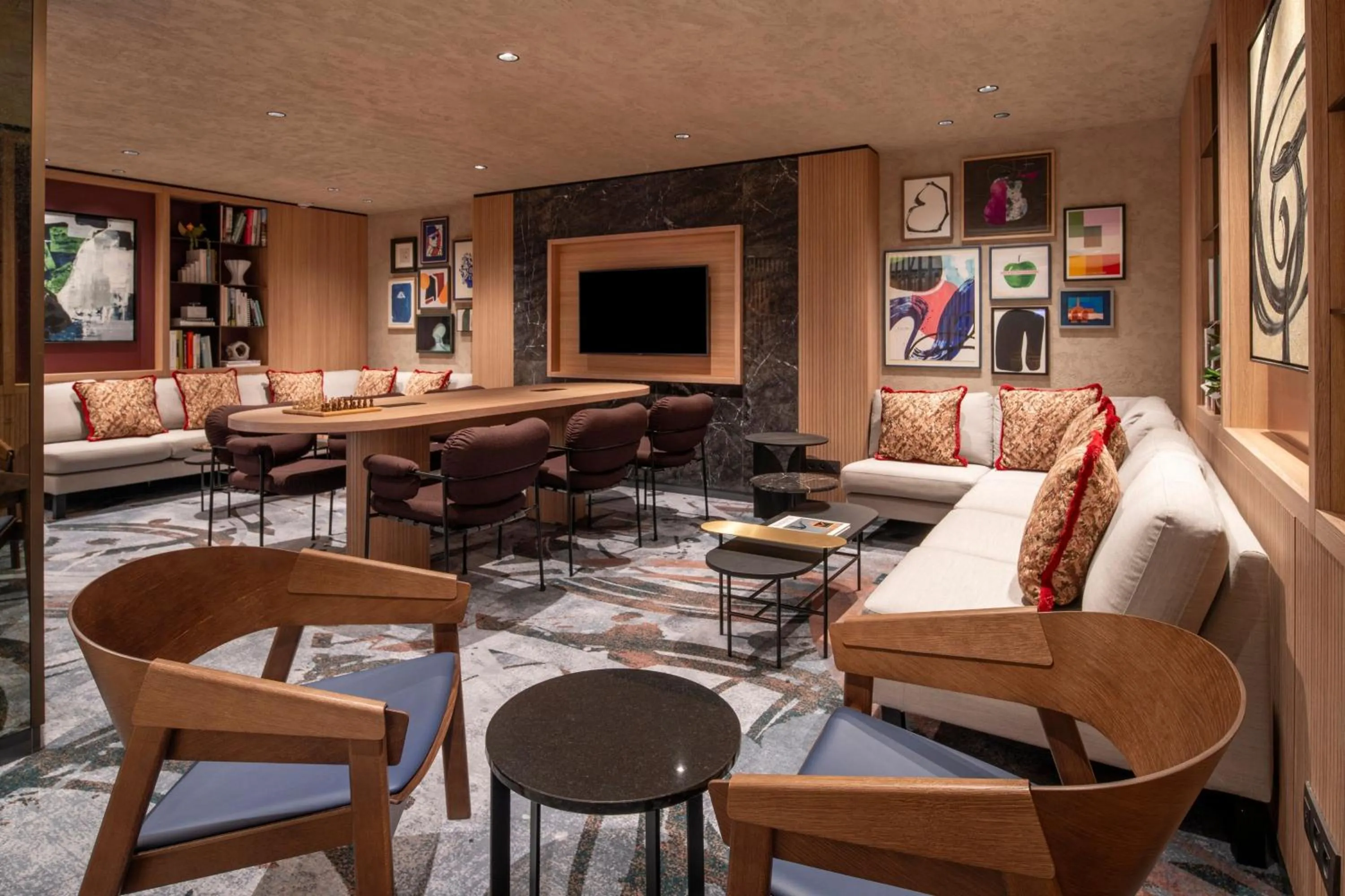 Lobby or reception in Brussels Marriott Hotel Grand Place