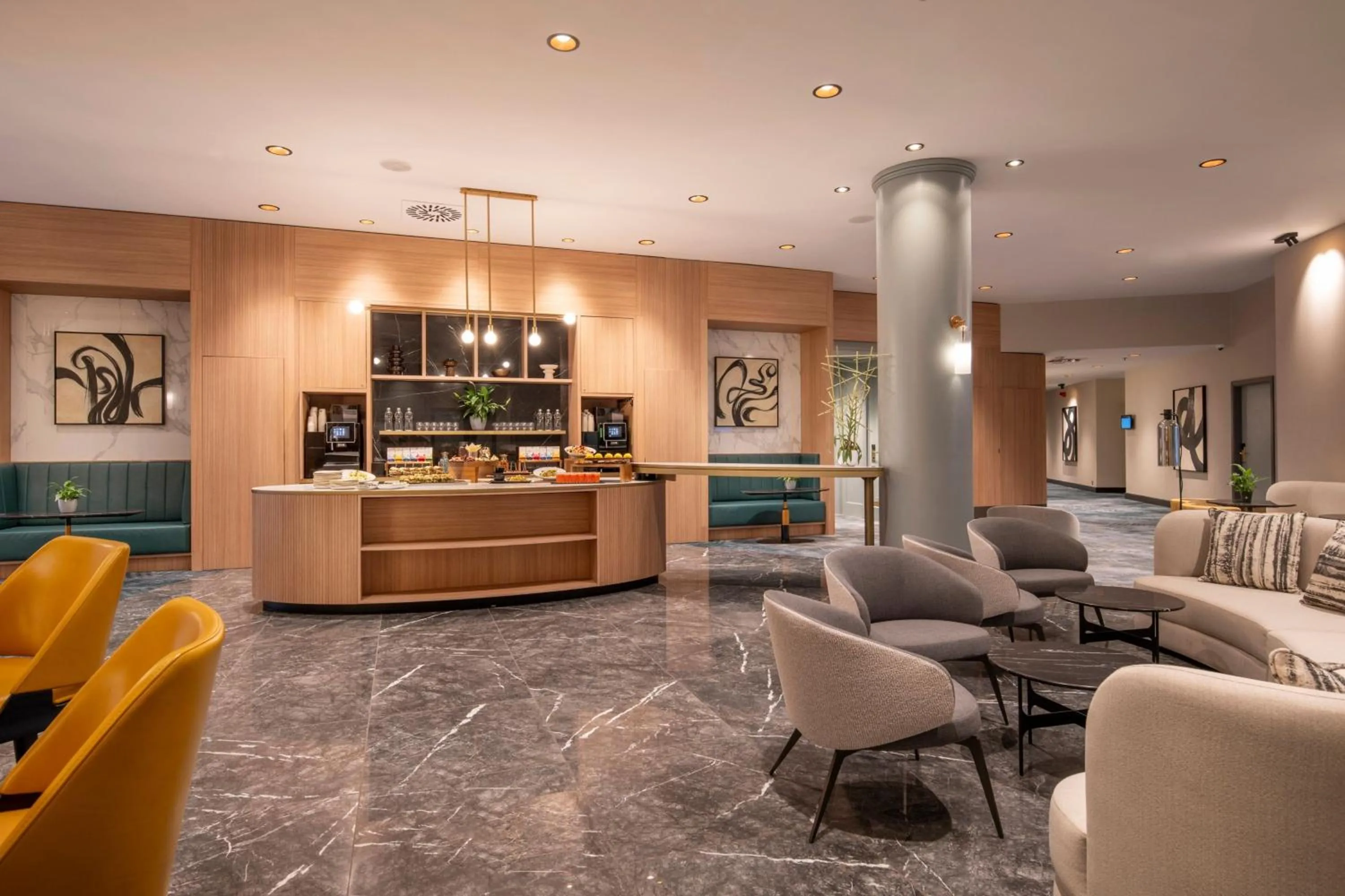 Lounge or bar in Brussels Marriott Hotel Grand Place