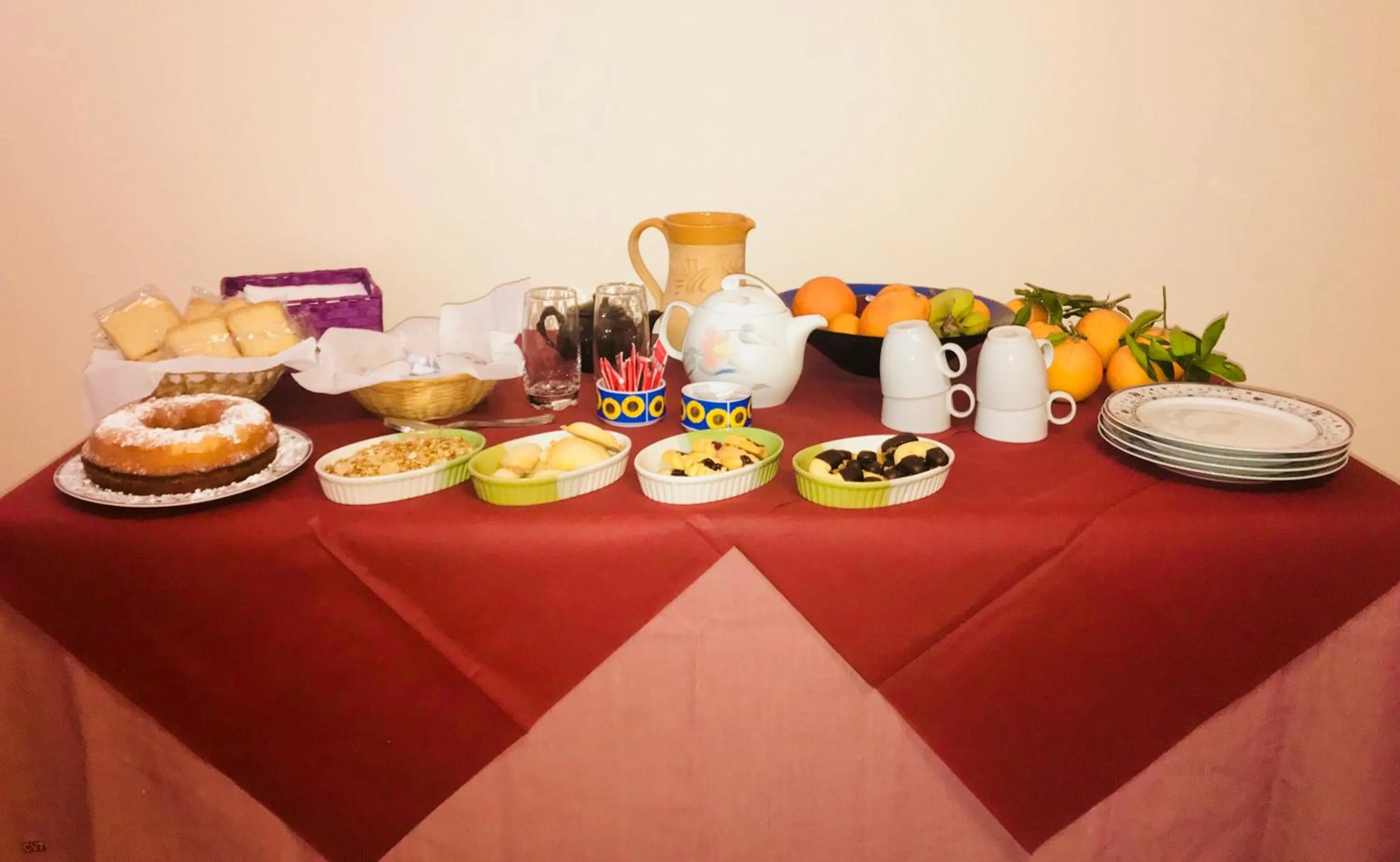 Buffet breakfast in B&B Sikelia Mare