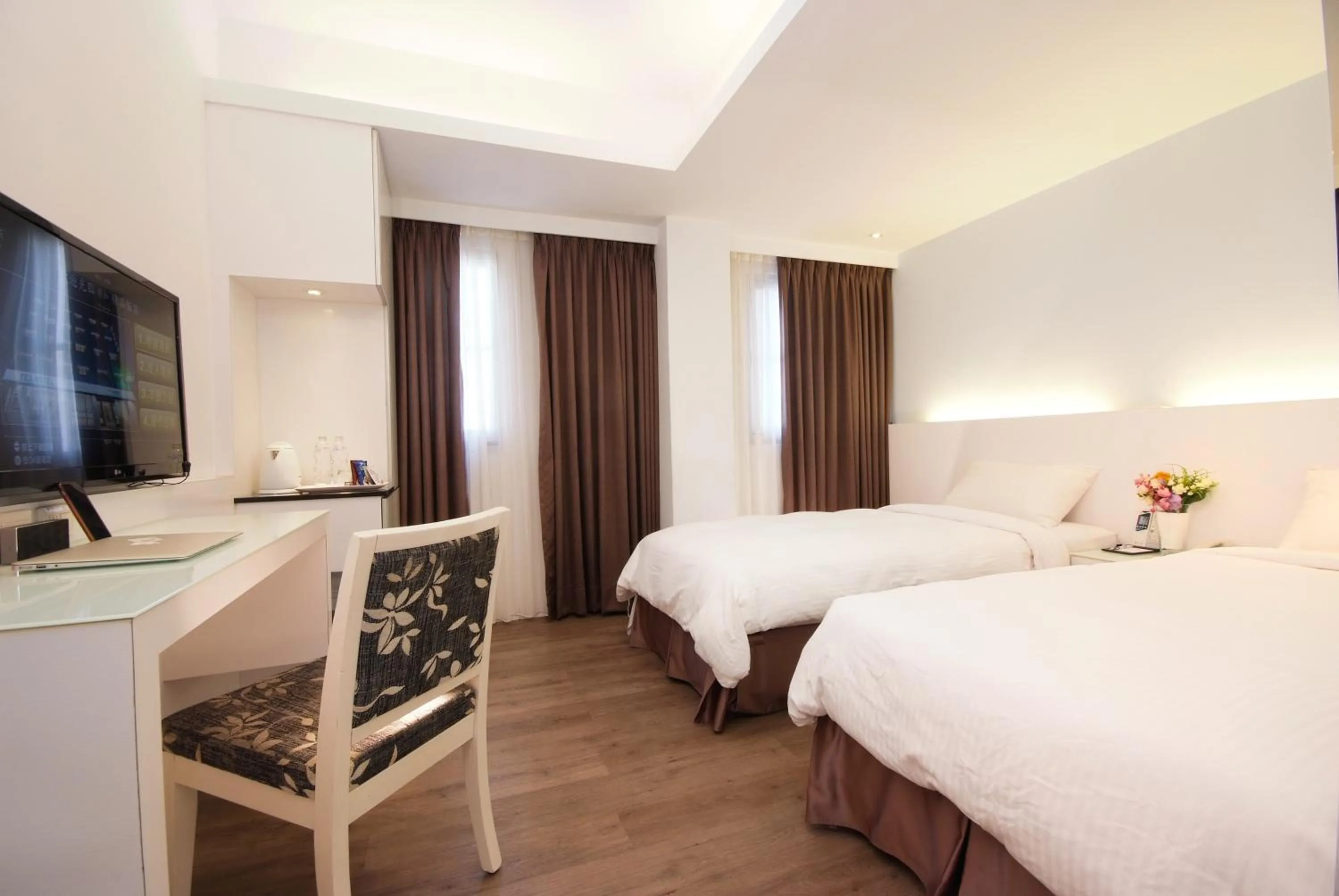 Bed in Taitung Yes Hotel