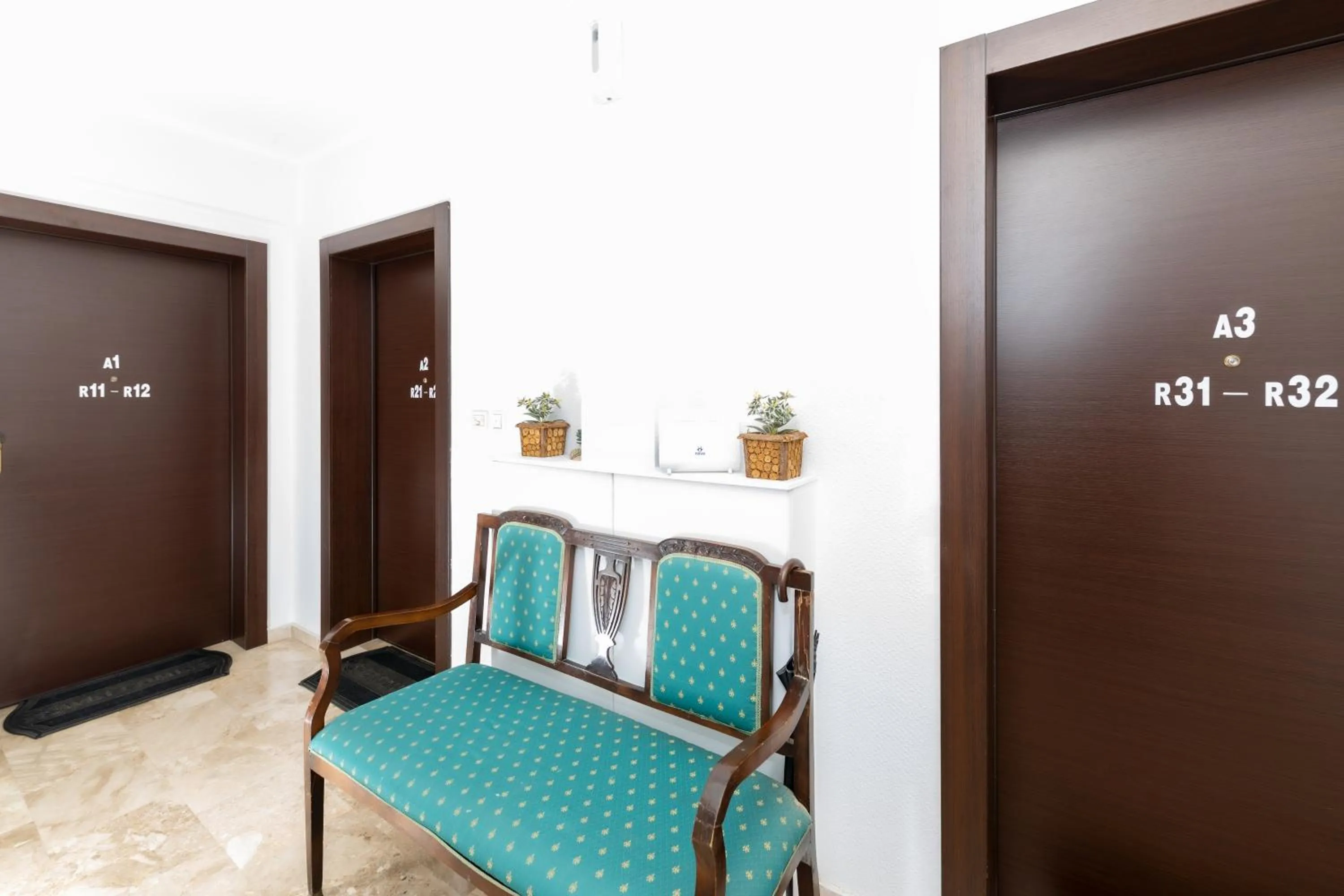 Property building in A&J Apartments or Rooms athens airport