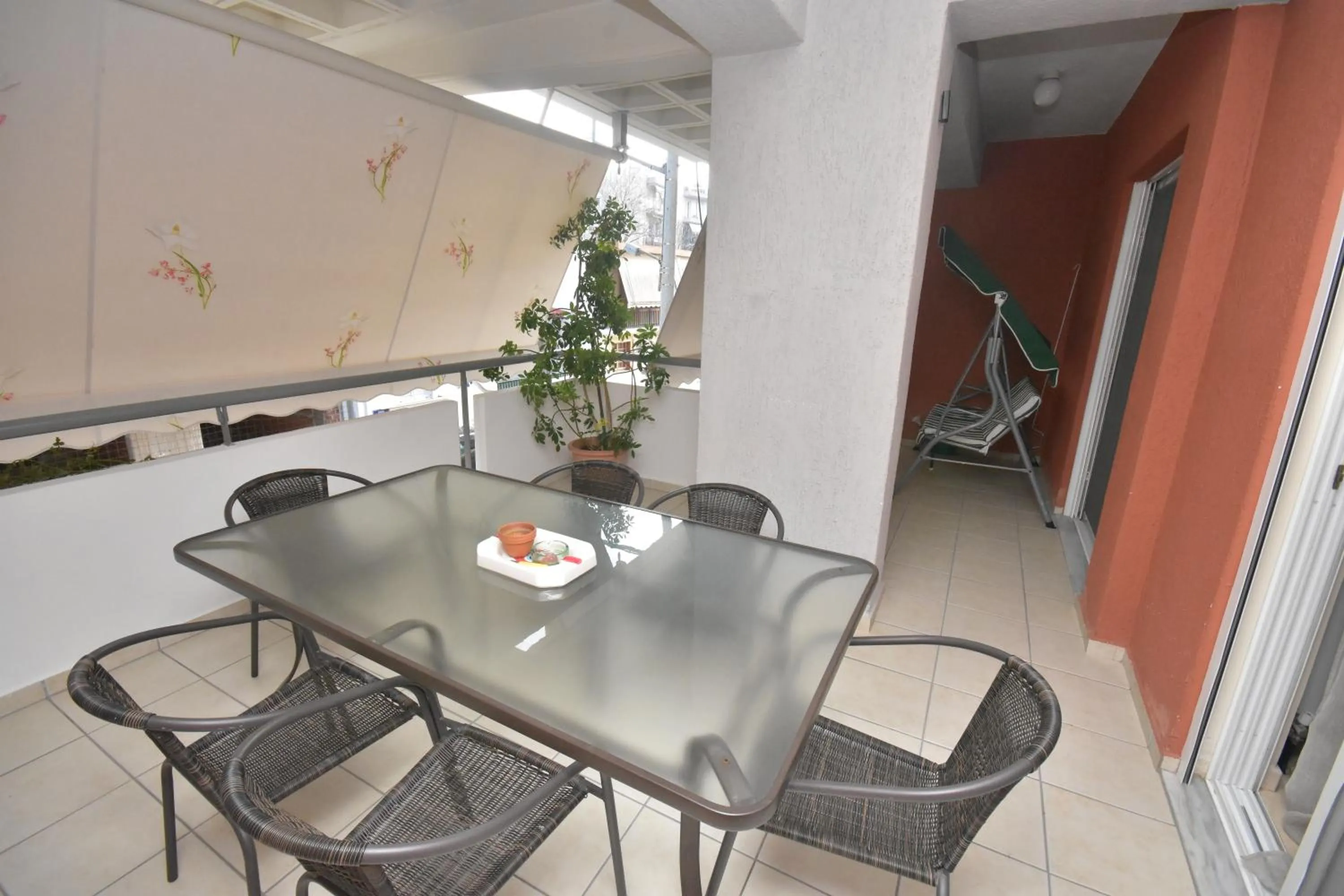 Balcony/Terrace in A&J Apartments or Rooms athens airport