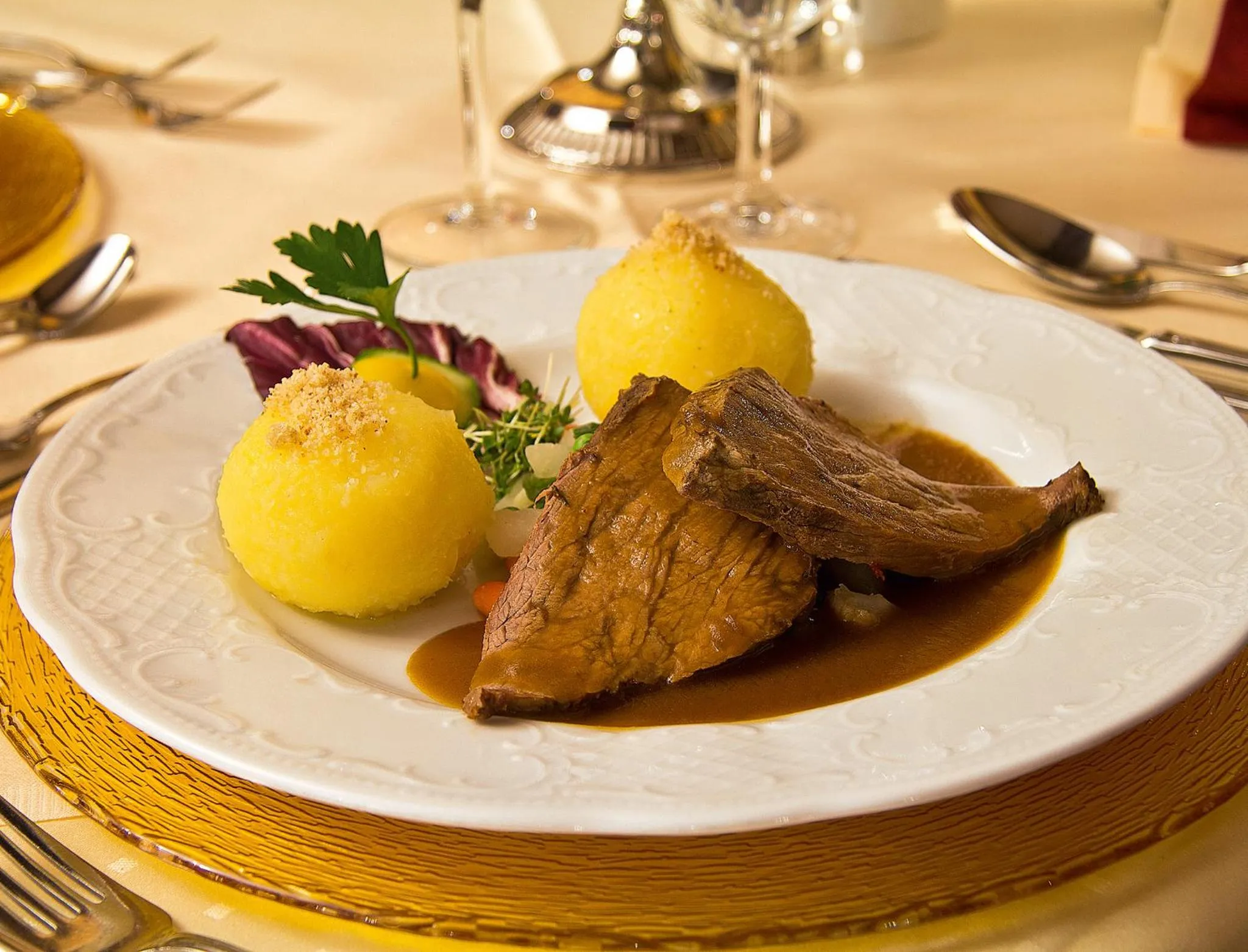 Dinner in Hotel Alpenhof