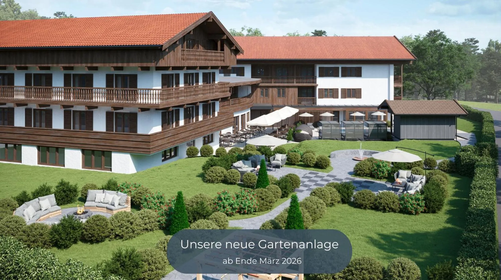 Garden in Hotel Alpenhof