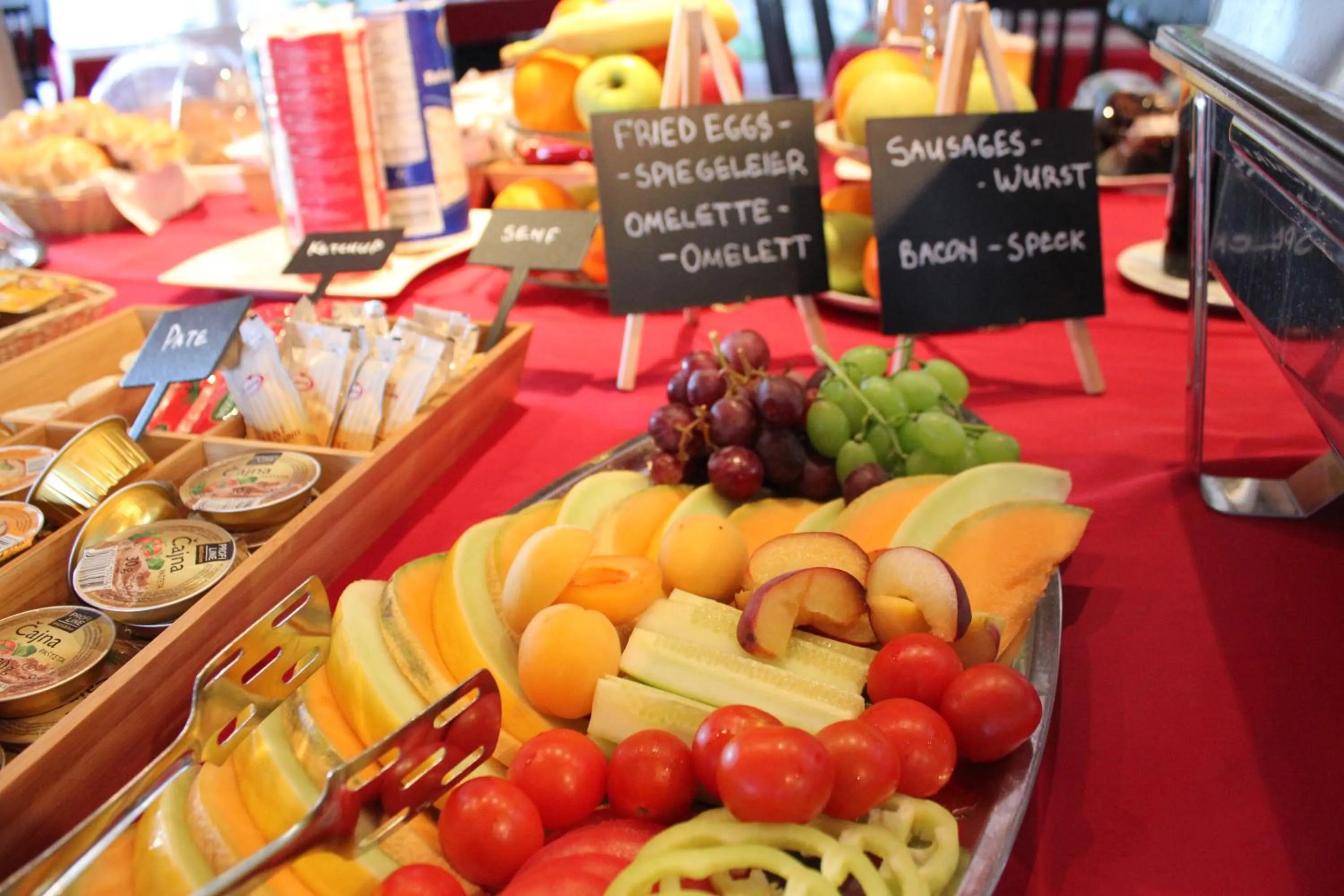 Food close-up in Villa Diana