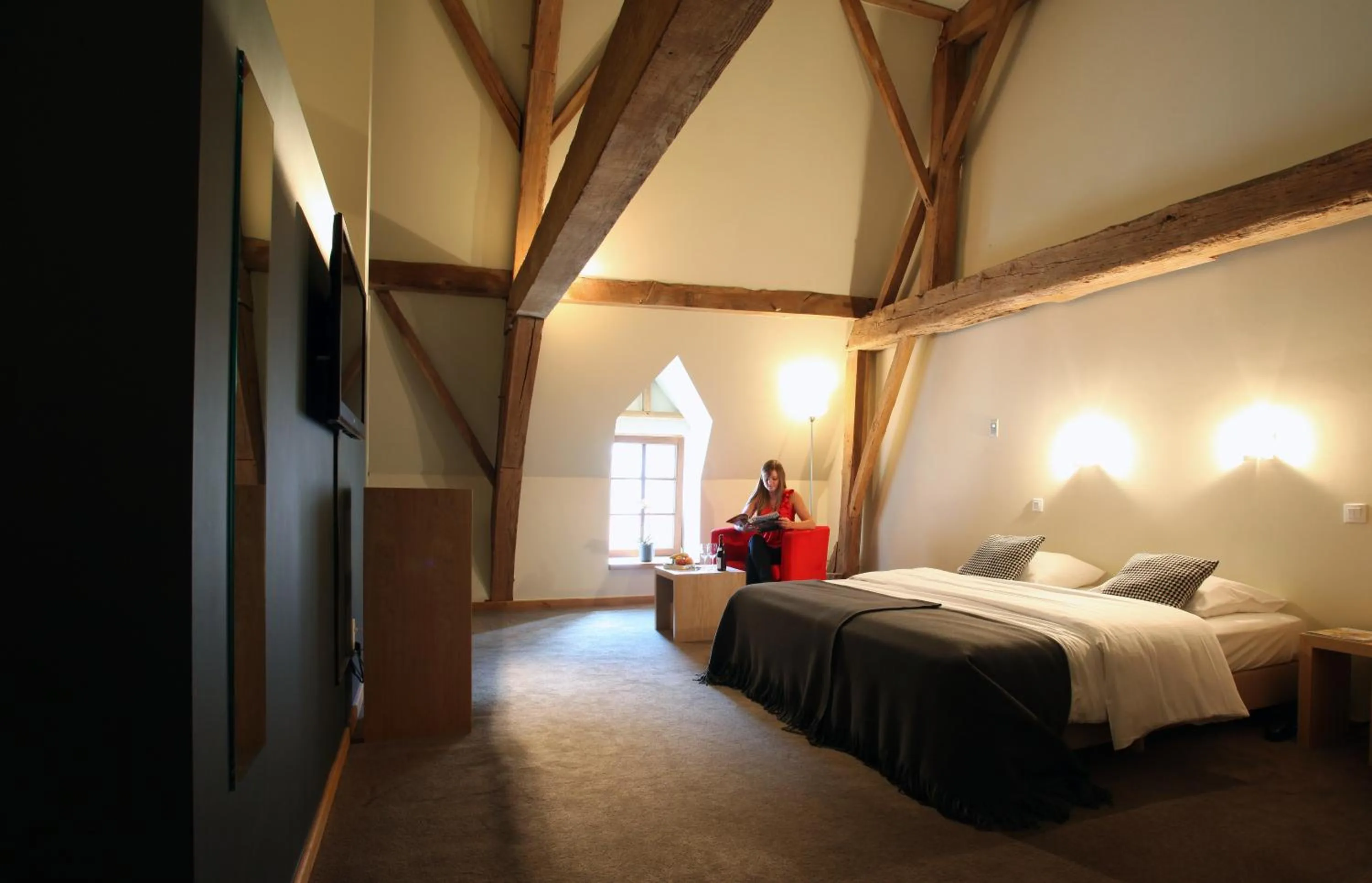 Bed in Hotel The Lodge Heverlee