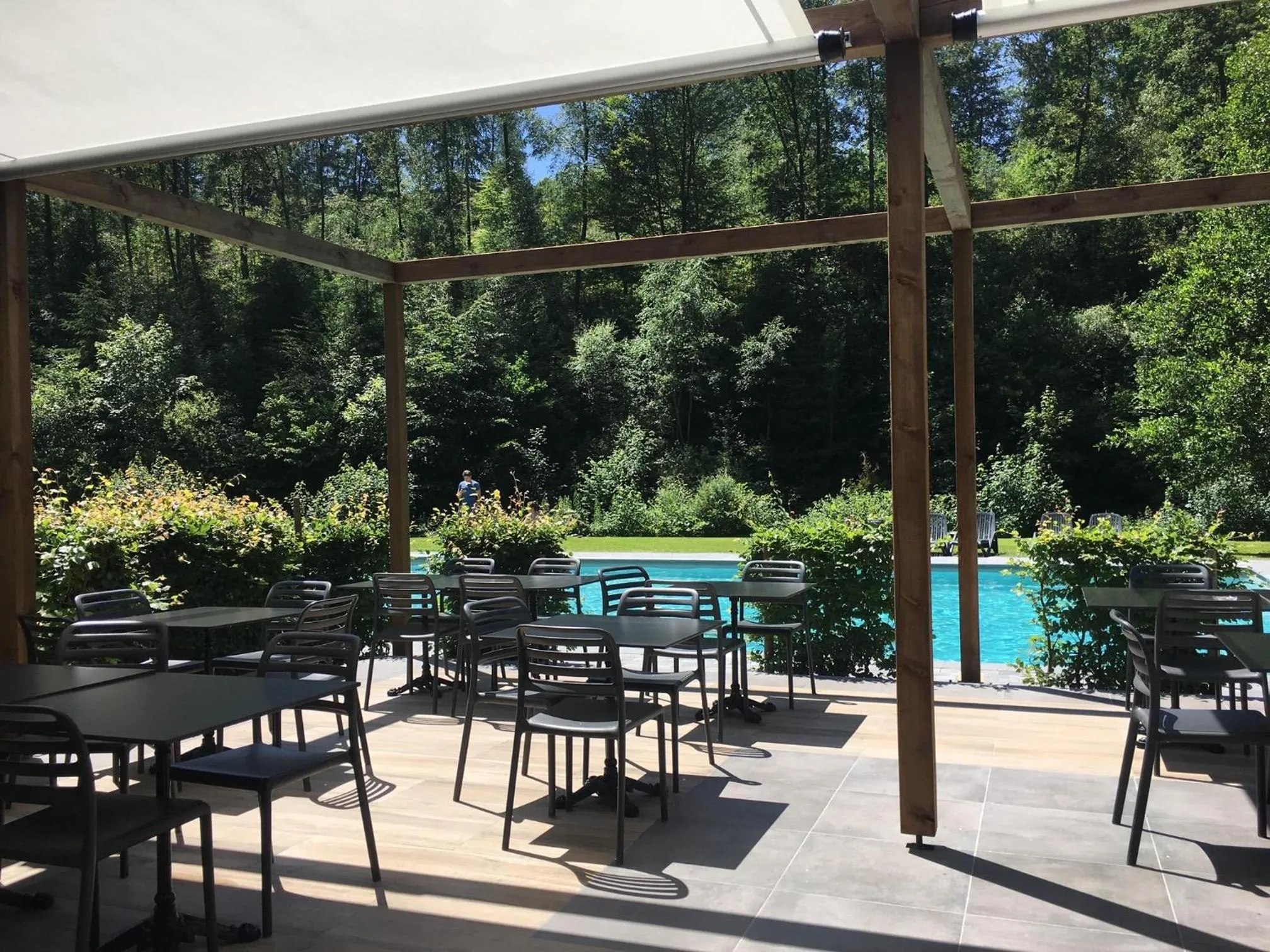 Balcony/Terrace in Hotel Le Val D'arimont