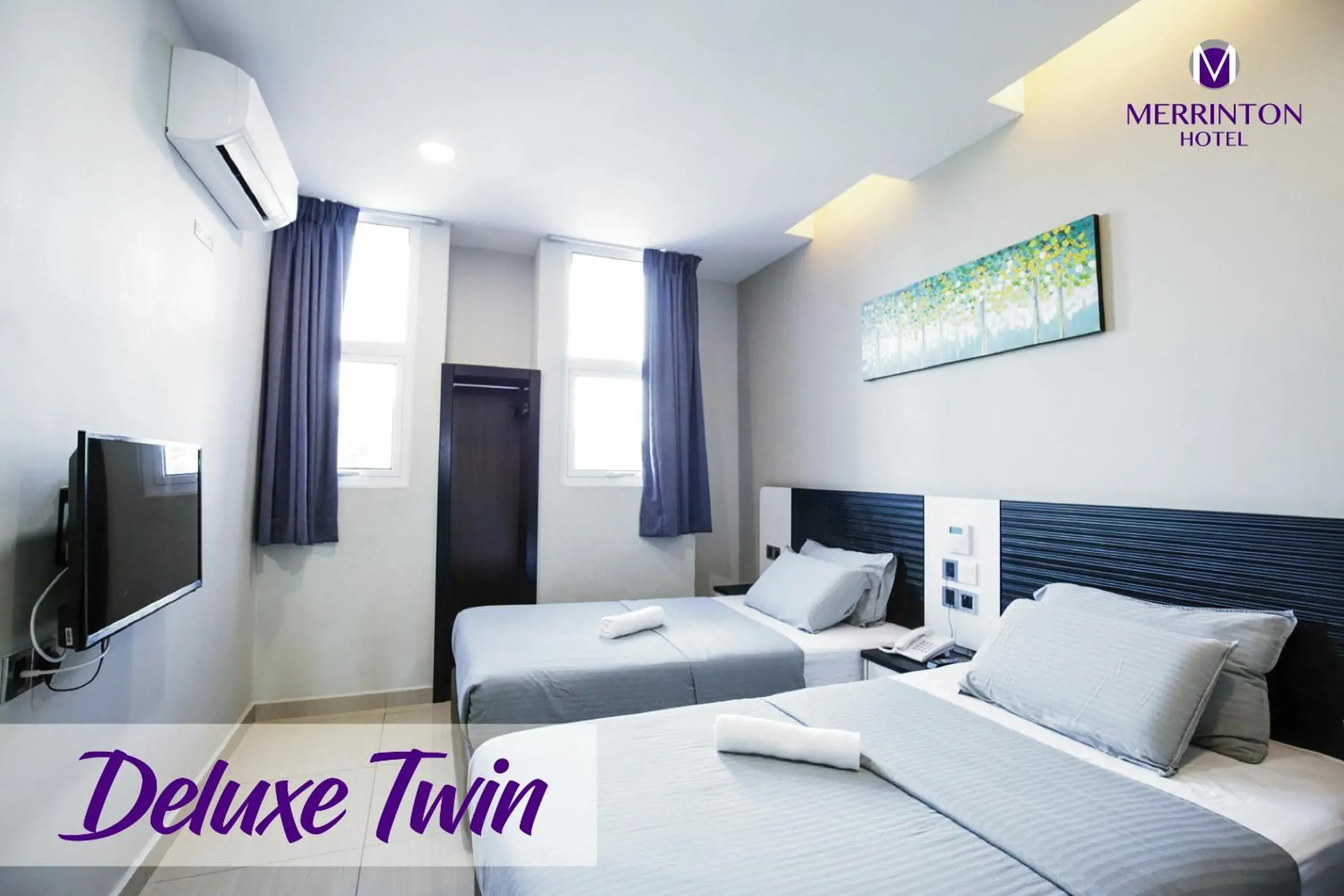 Deluxe Twin Room in Merrinton Hotel Temerloh Deluxe Twin Room in Merrinton Hotel Temerloh