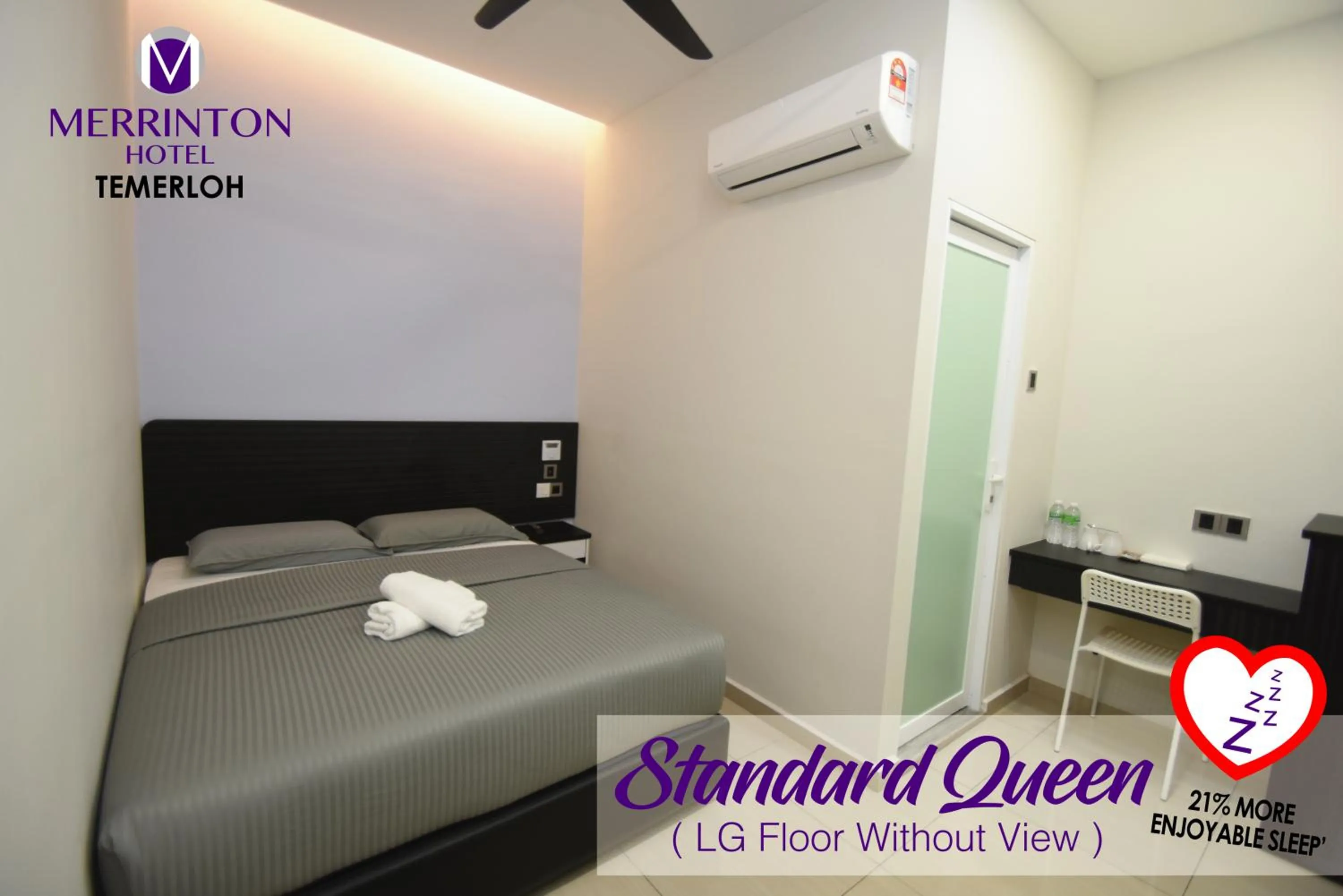 Bedroom, Bed in Merrinton Hotel Temerloh