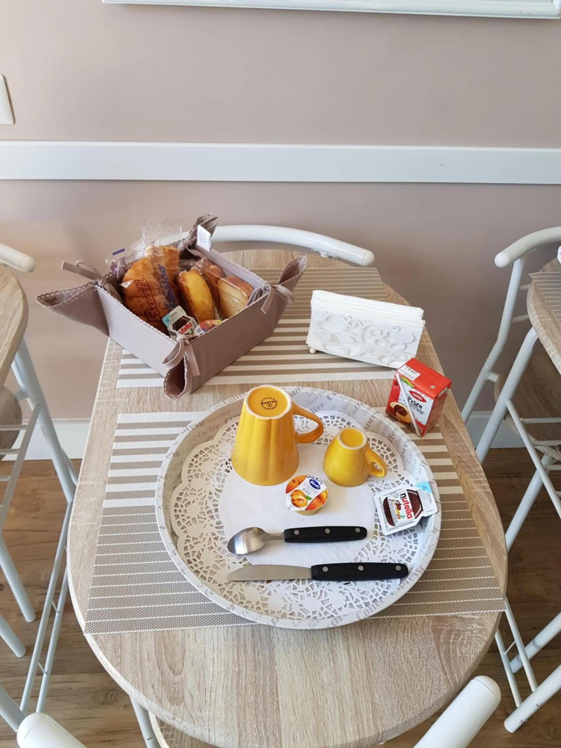 Continental breakfast in B&B I Tre Sensi