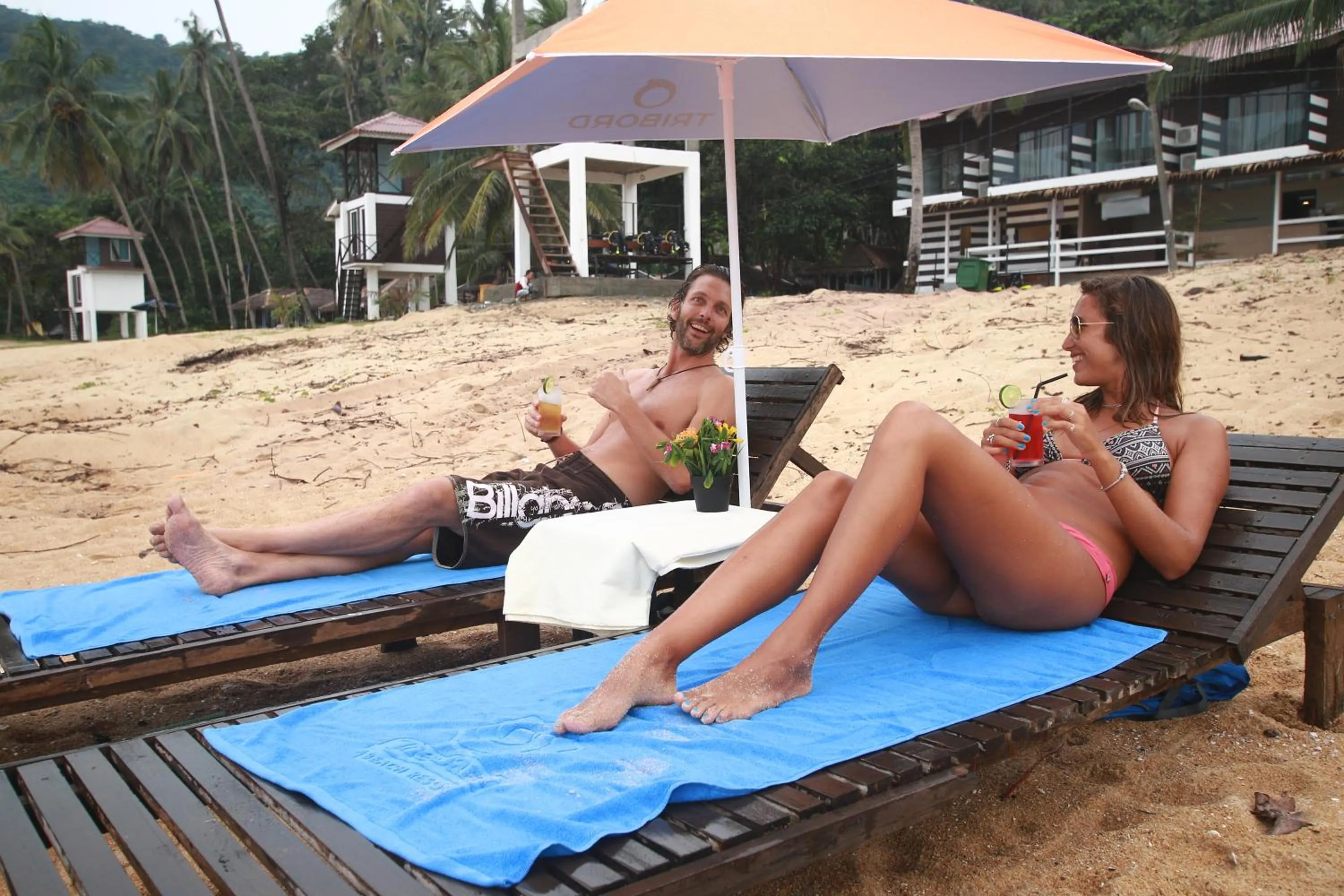 Balcony/Terrace in The Barat Tioman Beach Resort
