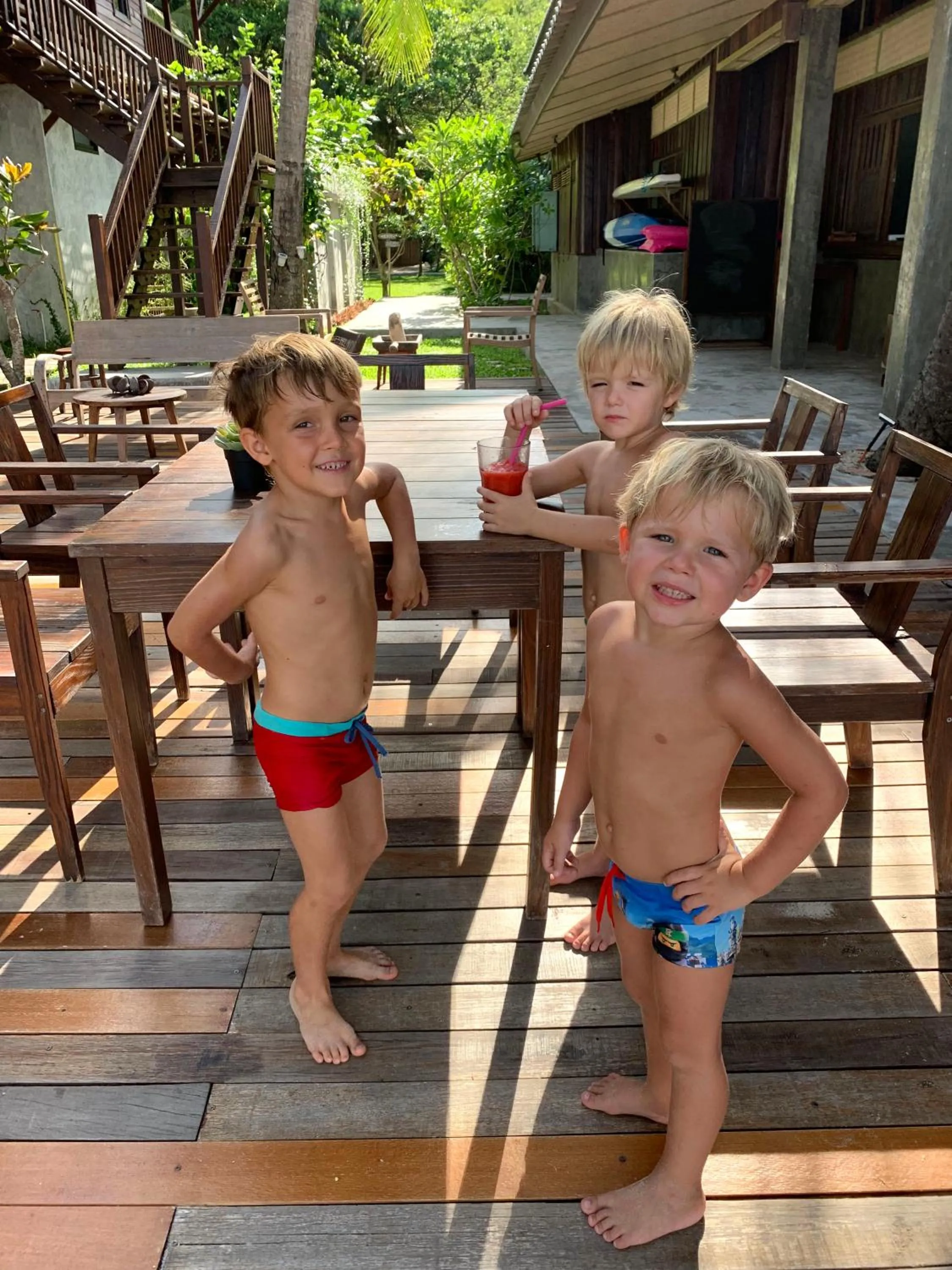 children in Sand in My Shoes Beach Loft