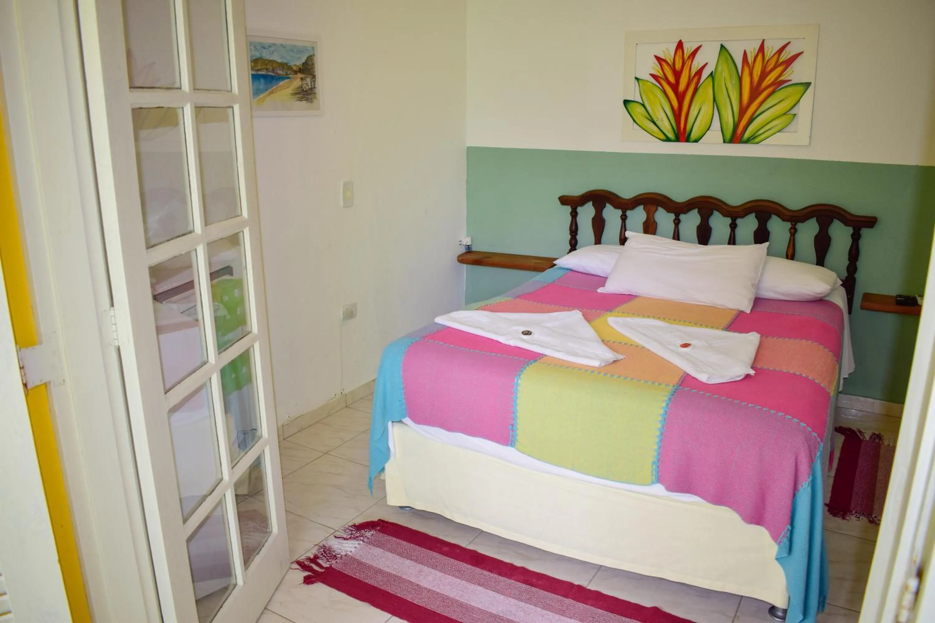 Bed in Pousada Capim Melado