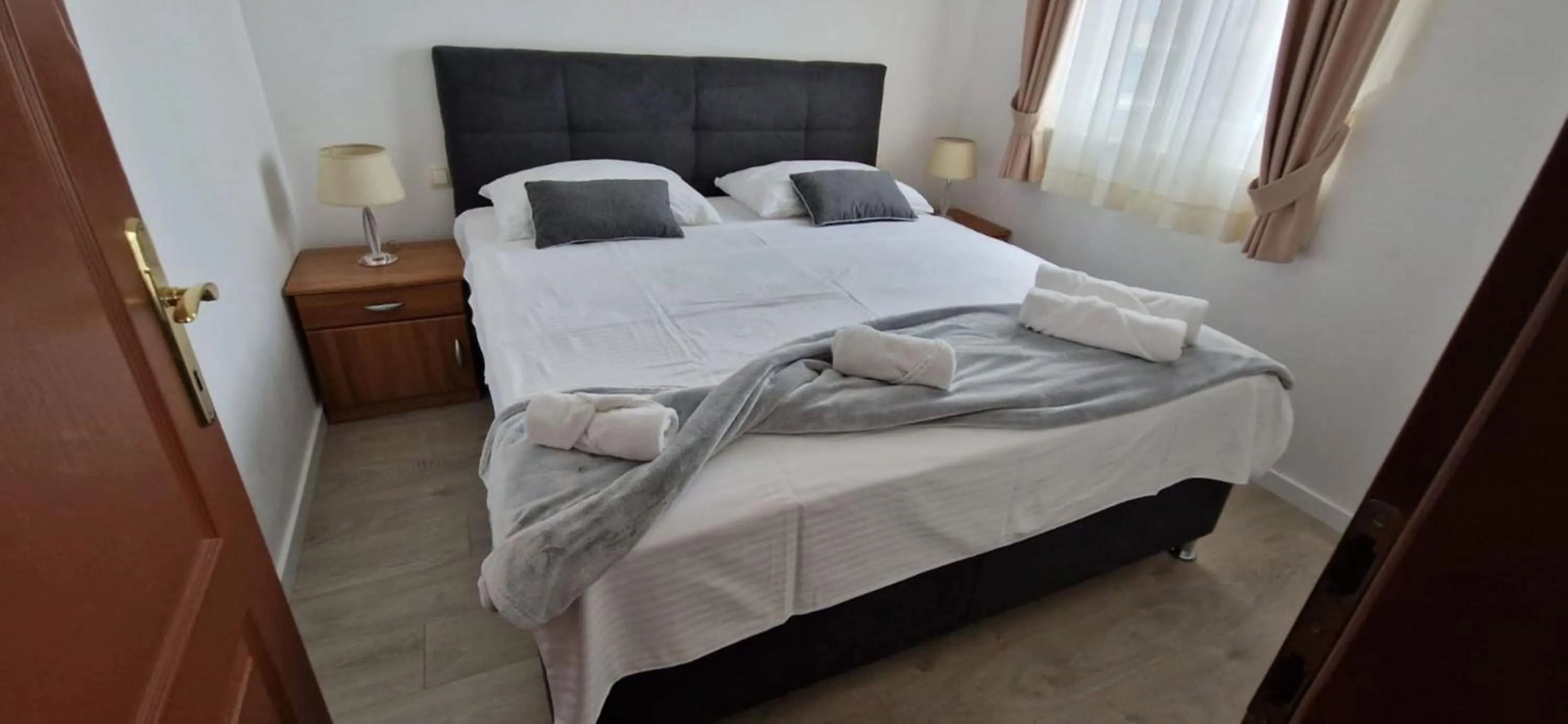 Bed in Hotel Viktorija