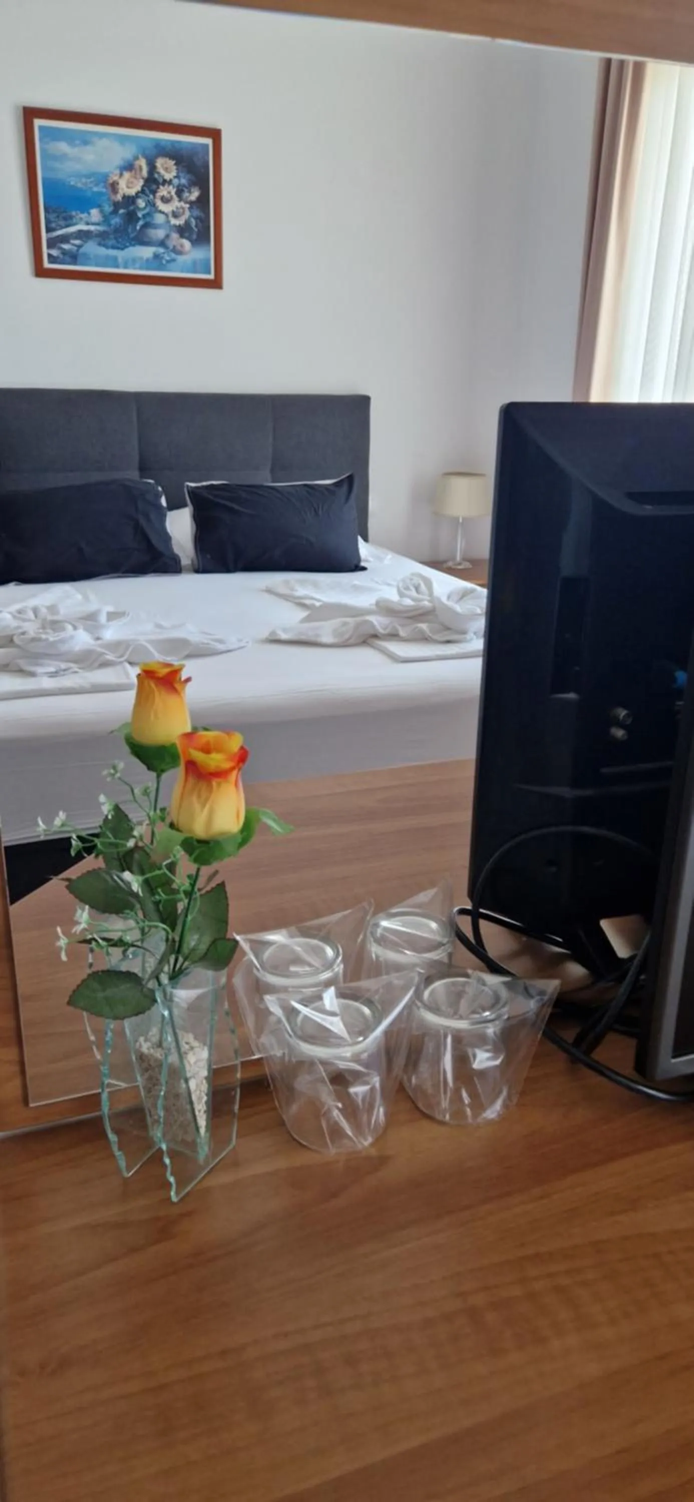 Bed in Hotel Viktorija