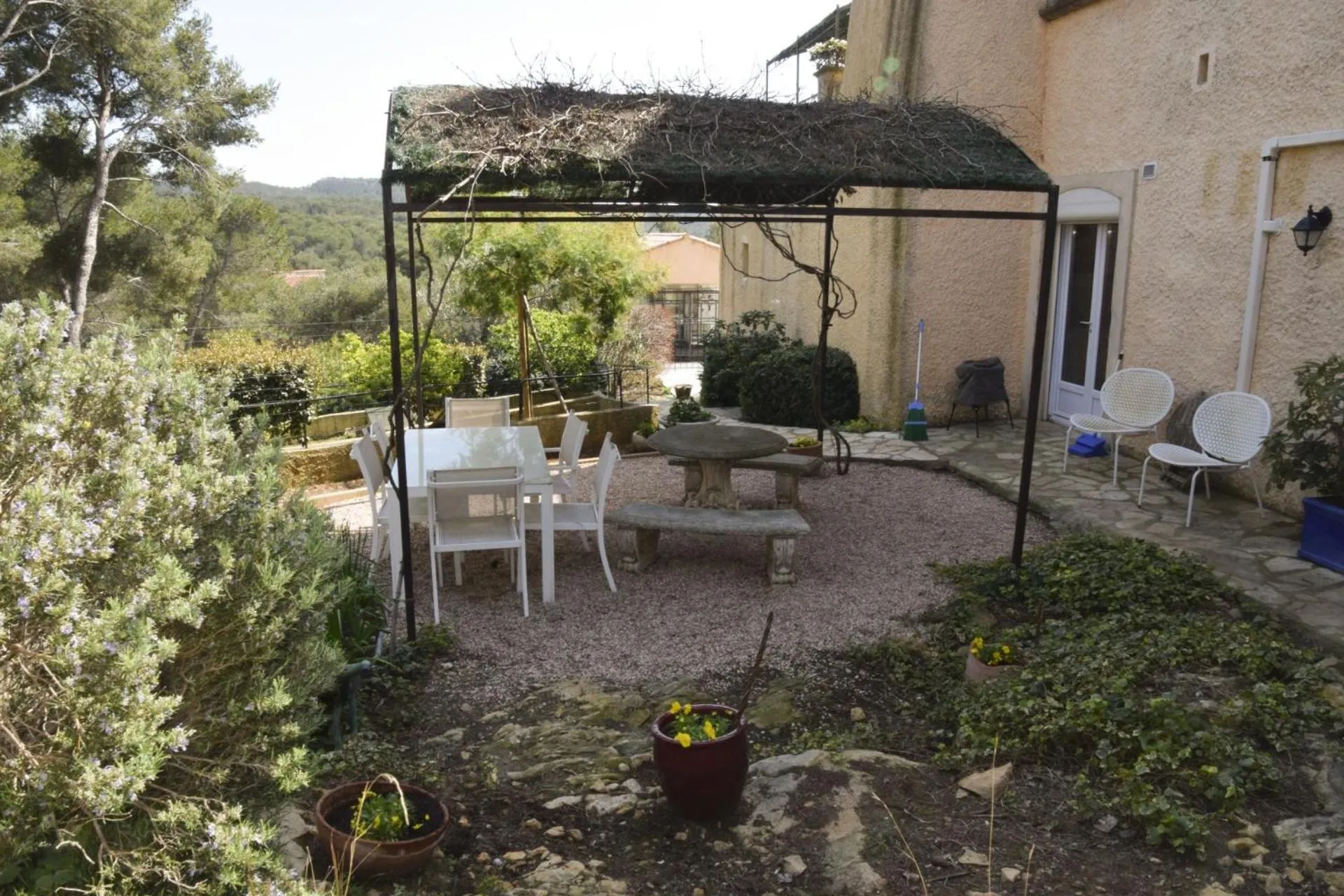 Patio in Villa Violette