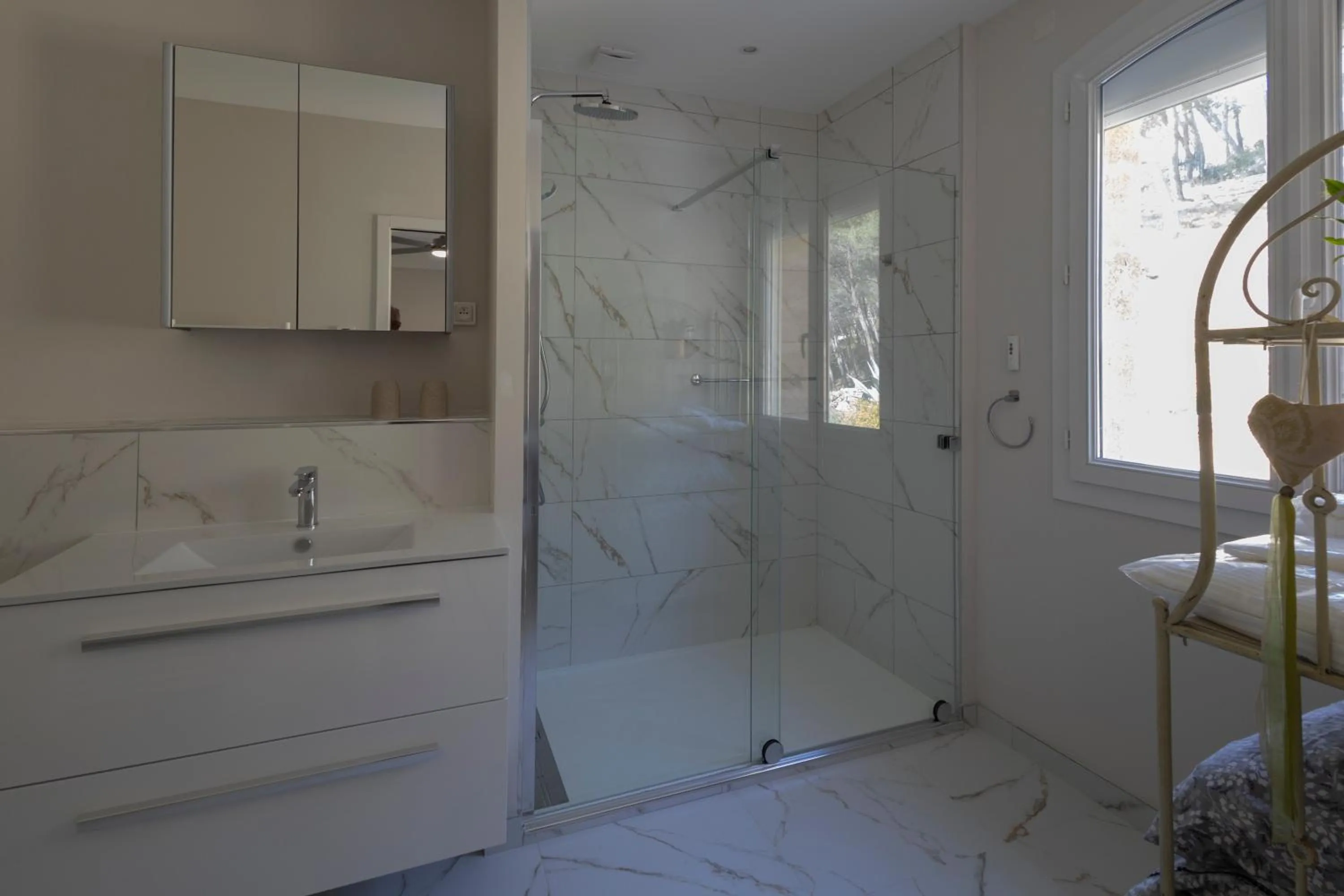 Shower in Villa Violette