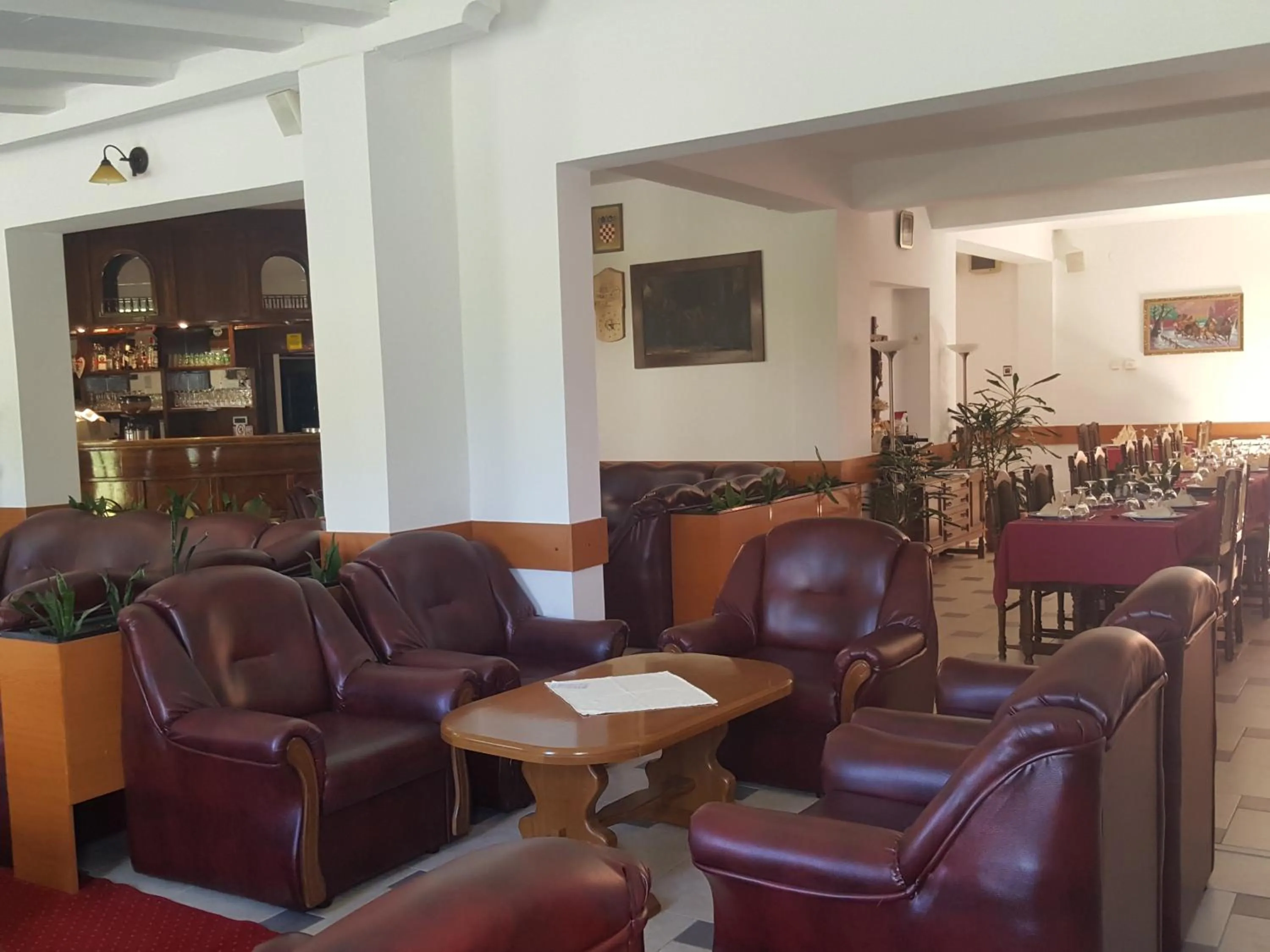 Seating area in Hotel Mirni Kutak