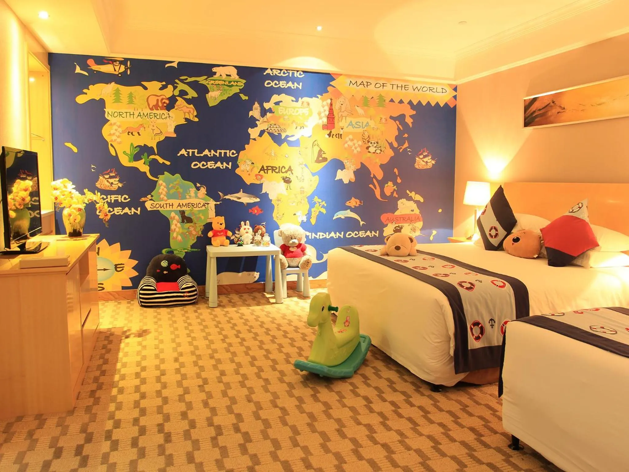 Bed in Hui Fu Jinling Hotel