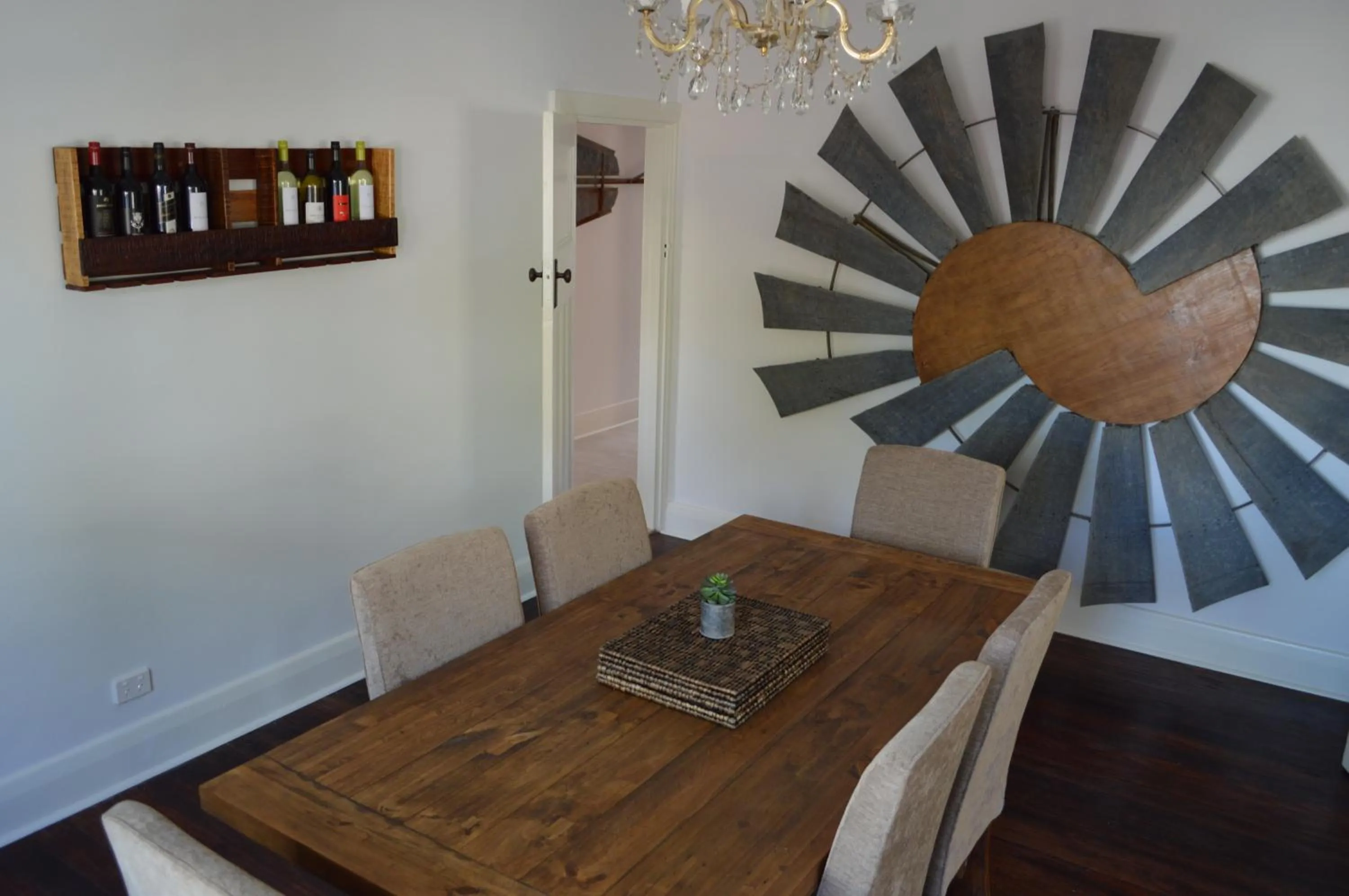 Dining area in Two Cow Cottage Bed & Breakfast