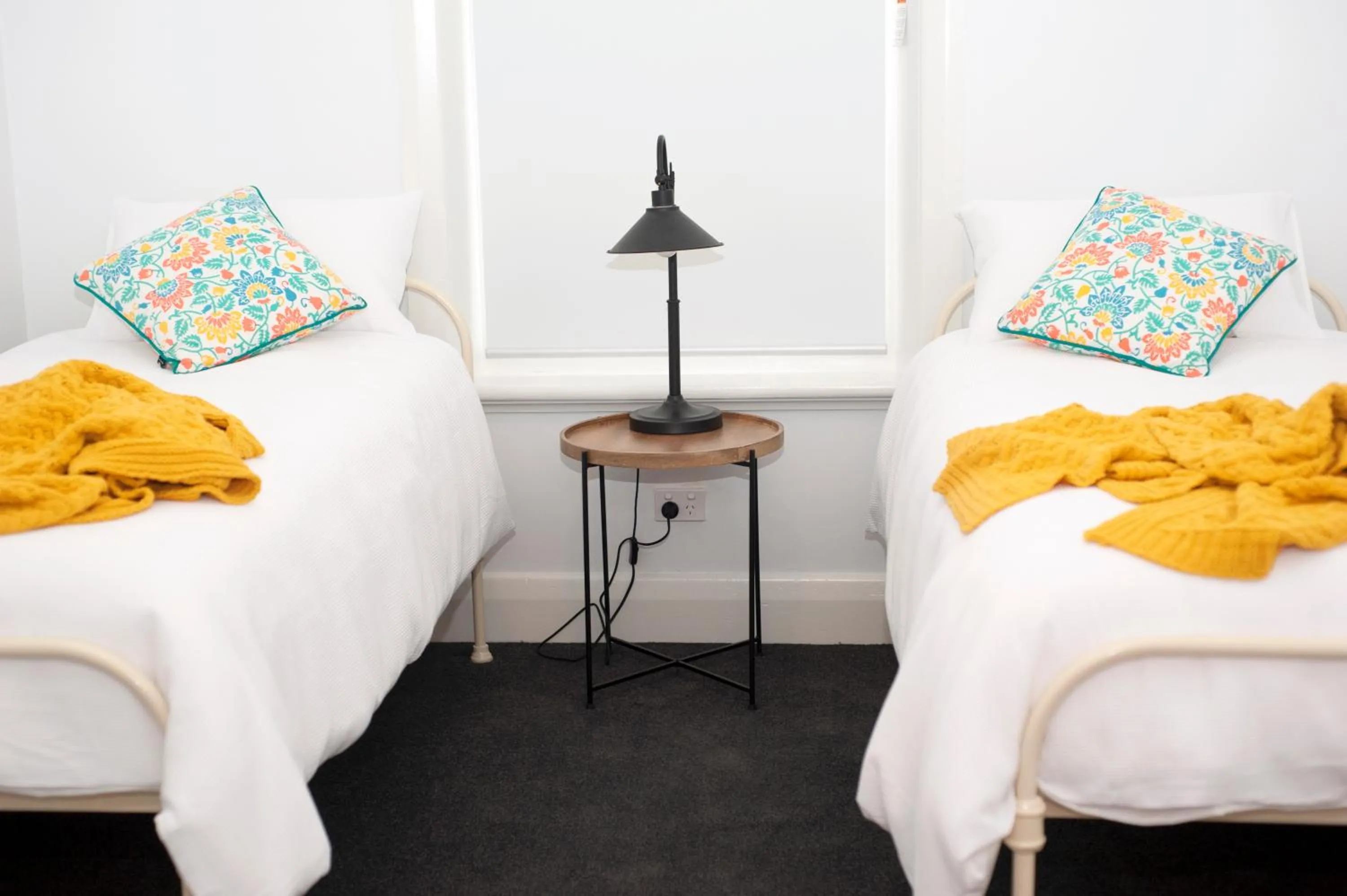 Bed in Two Cow Cottage Bed & Breakfast